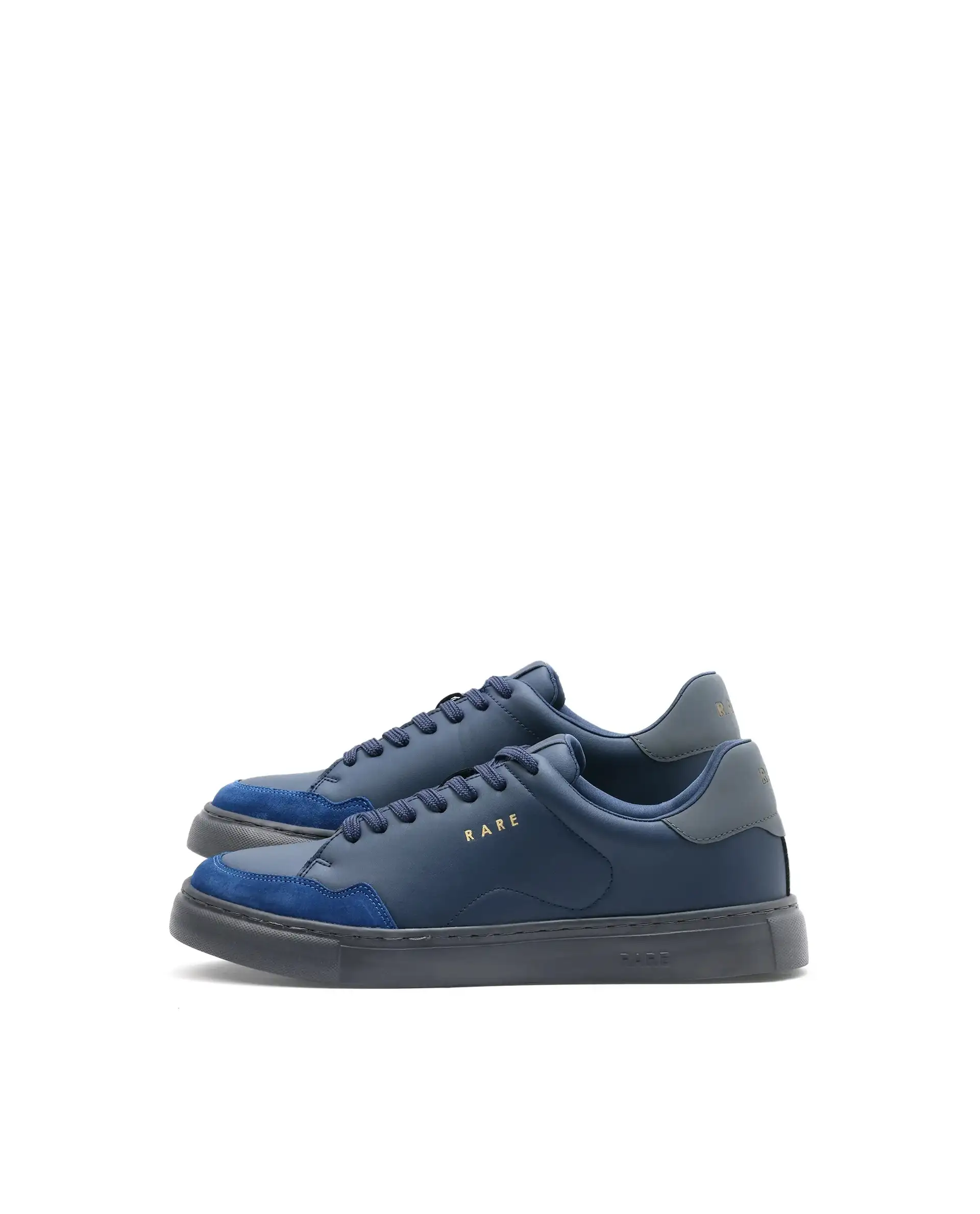 Rare Rabbit Men's Mawi Blue Micro Fiber Leather Sneaker - Image 6