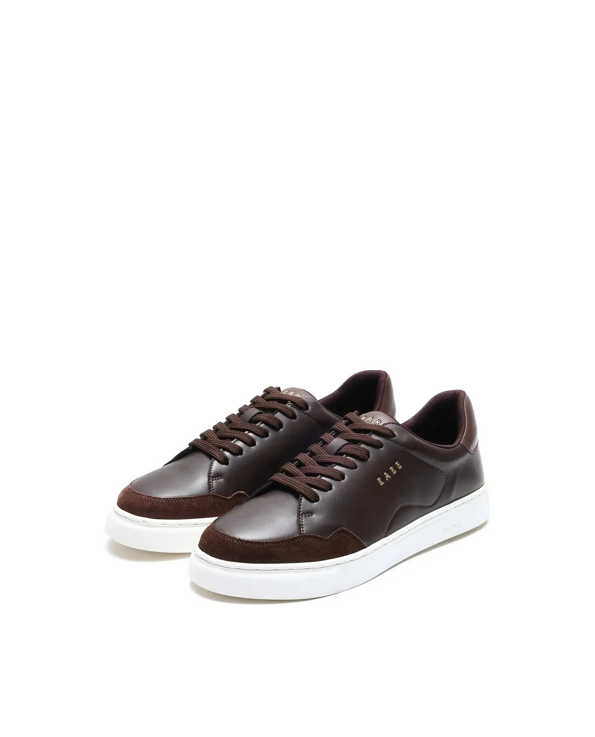Rare Rabbit Men's Mawi Brown Micro Fiber Causal Sneaker - Image 3