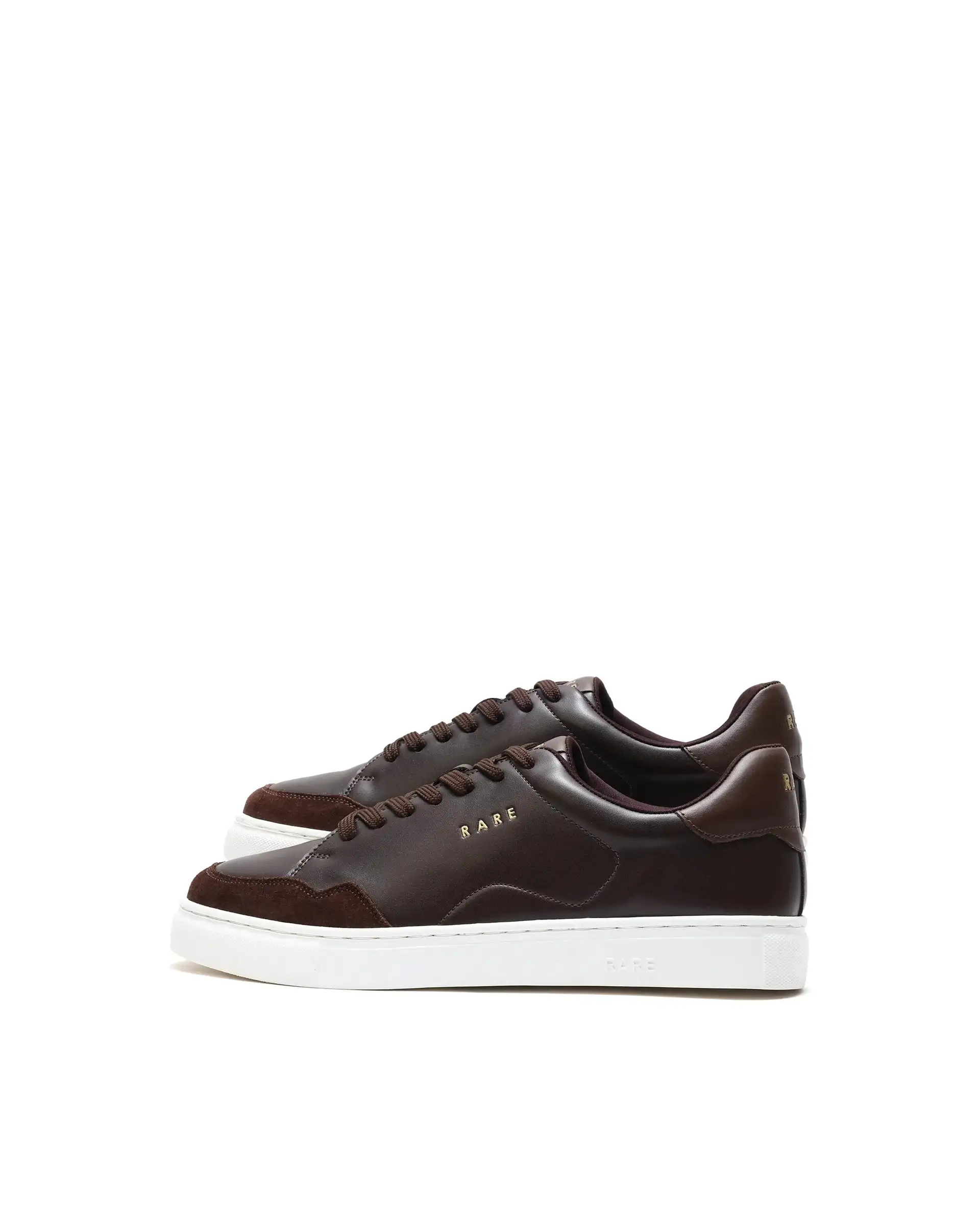 Rare Rabbit Men's Mawi Brown Micro Fiber Causal Sneaker - Image 4