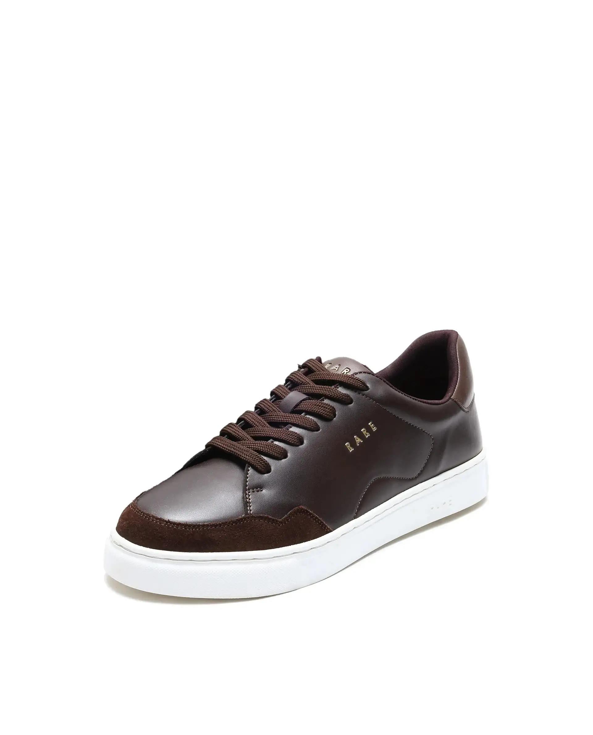 Rare Rabbit Men's Mawi Brown Micro Fiber Causal Sneaker - Image 6