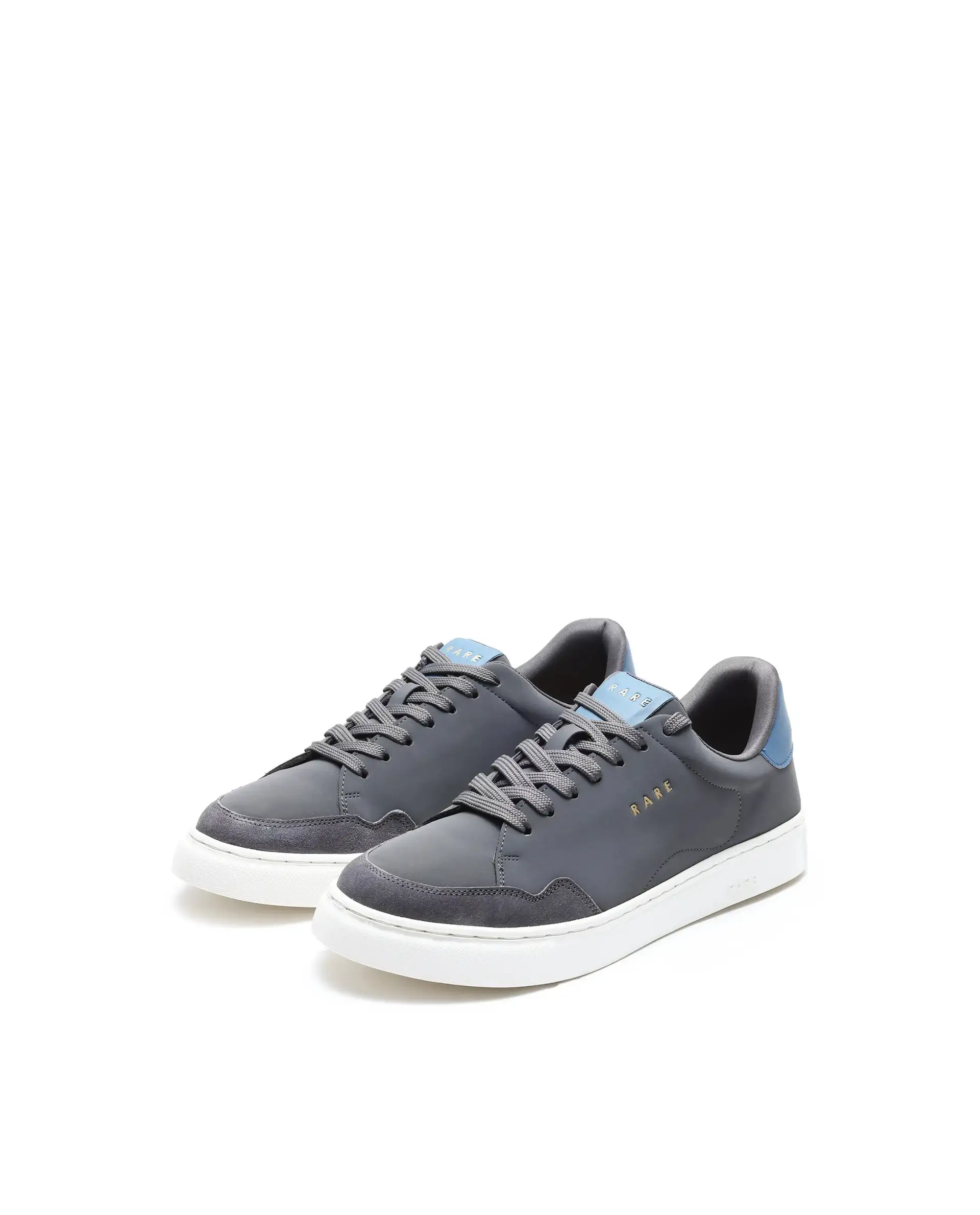 Rare Rabbit Men's Mawi Grey Micro Fiber Causal Sneaker - Image 3