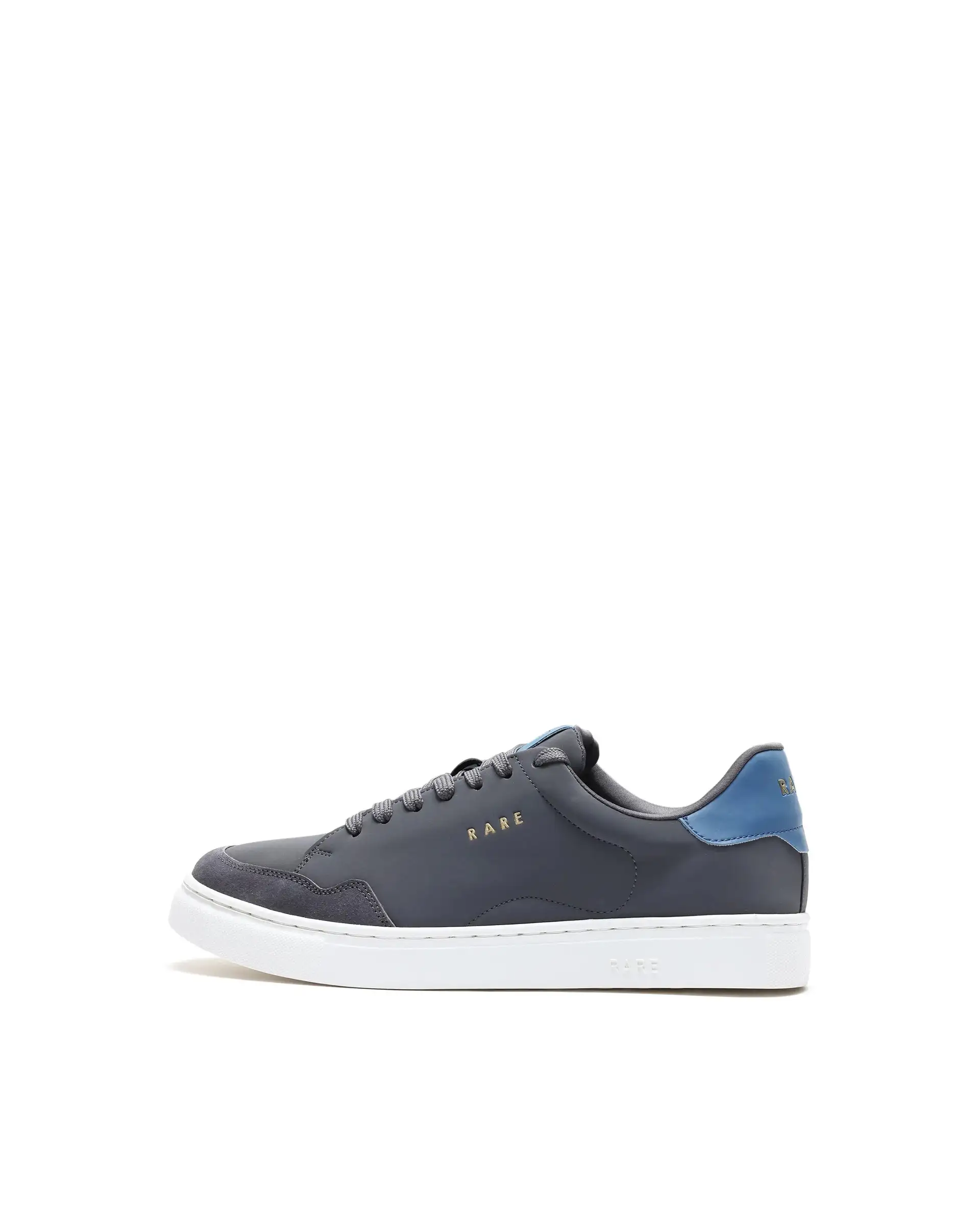 Rare Rabbit Men's Mawi Grey Micro Fiber Causal Sneaker - Image 9