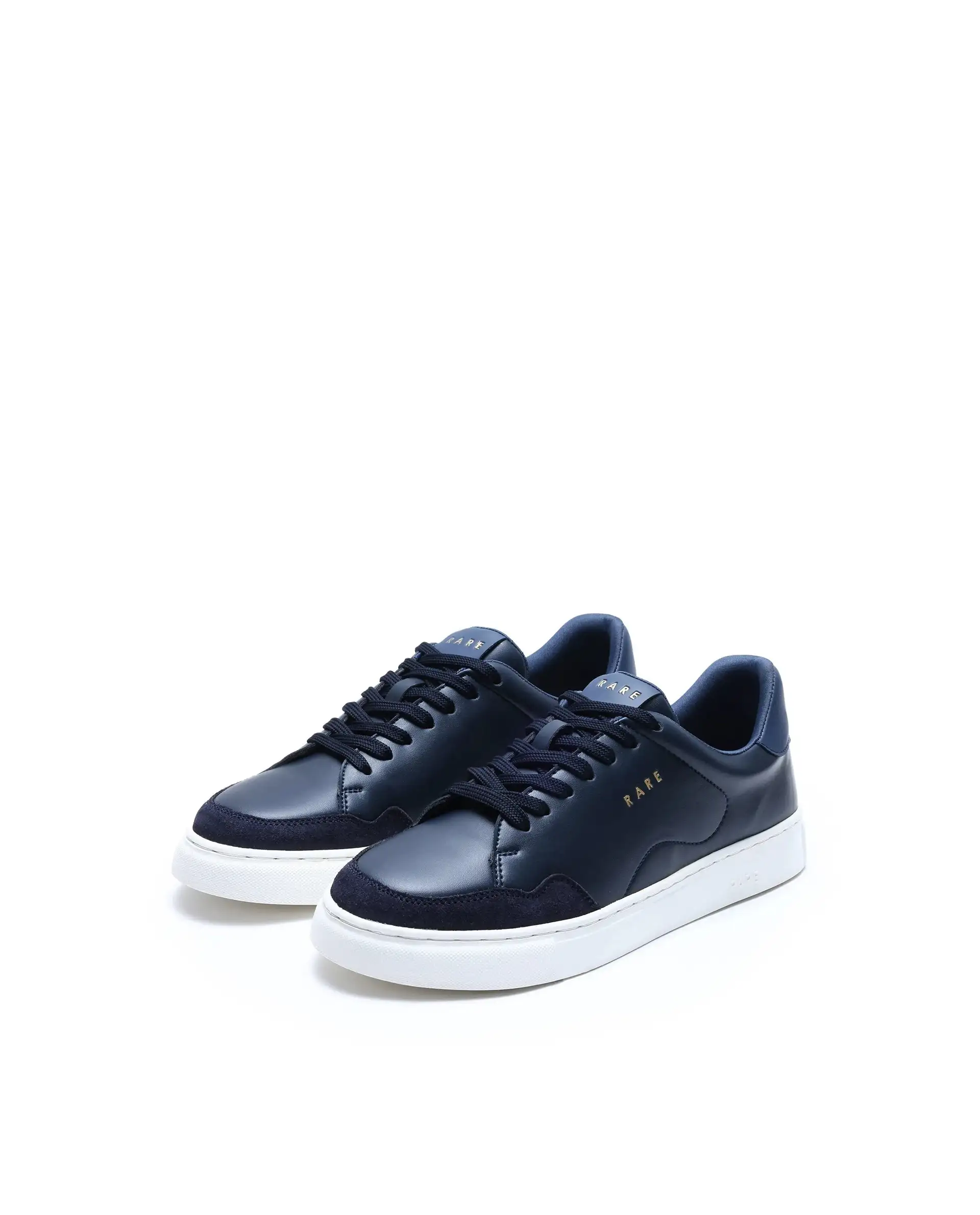 Rare Rabbit Men's Mawi Navy Micro Fiber Causal Sneaker - Image 3