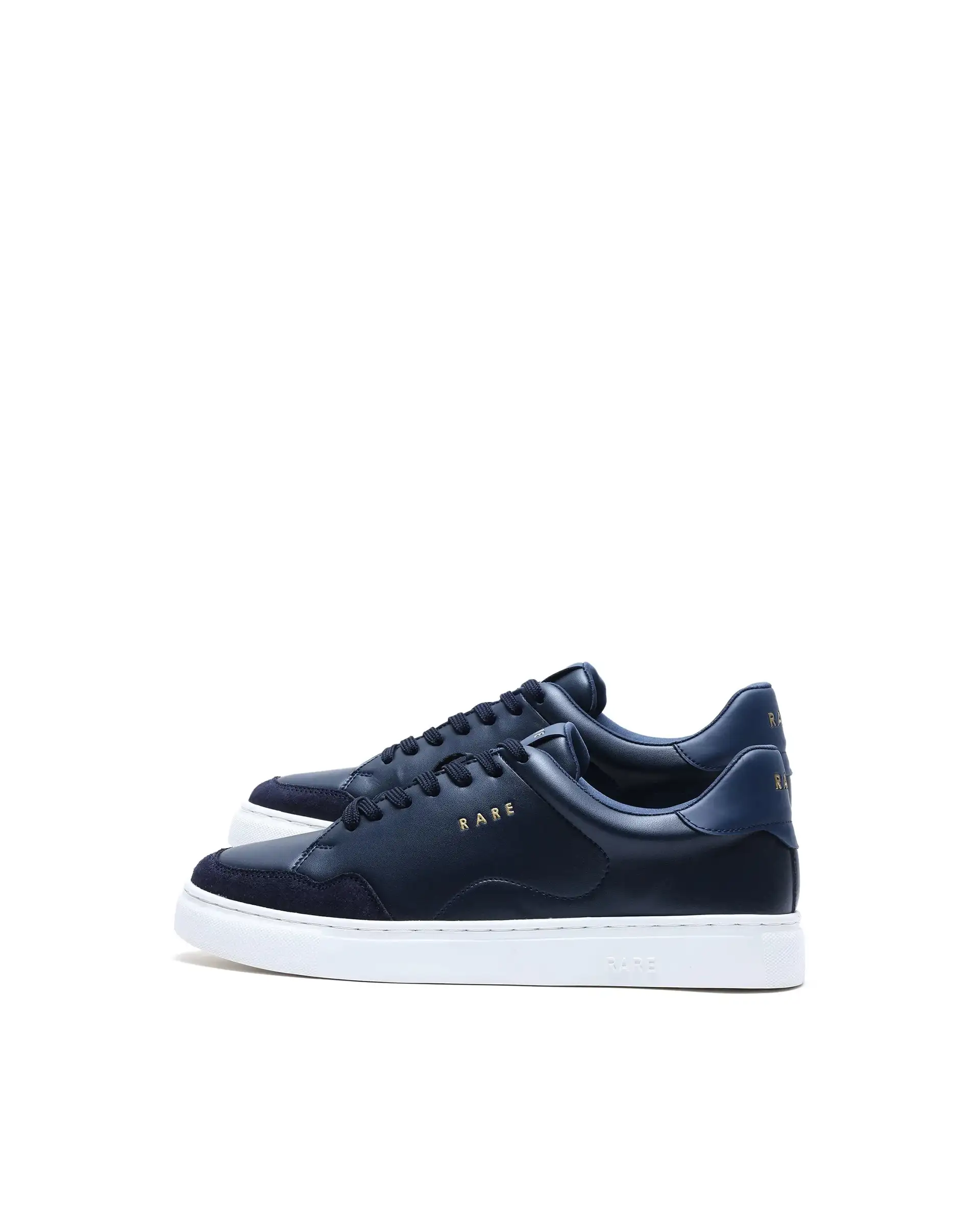 Rare Rabbit Men's Mawi Navy Micro Fiber Causal Sneaker - Image 4