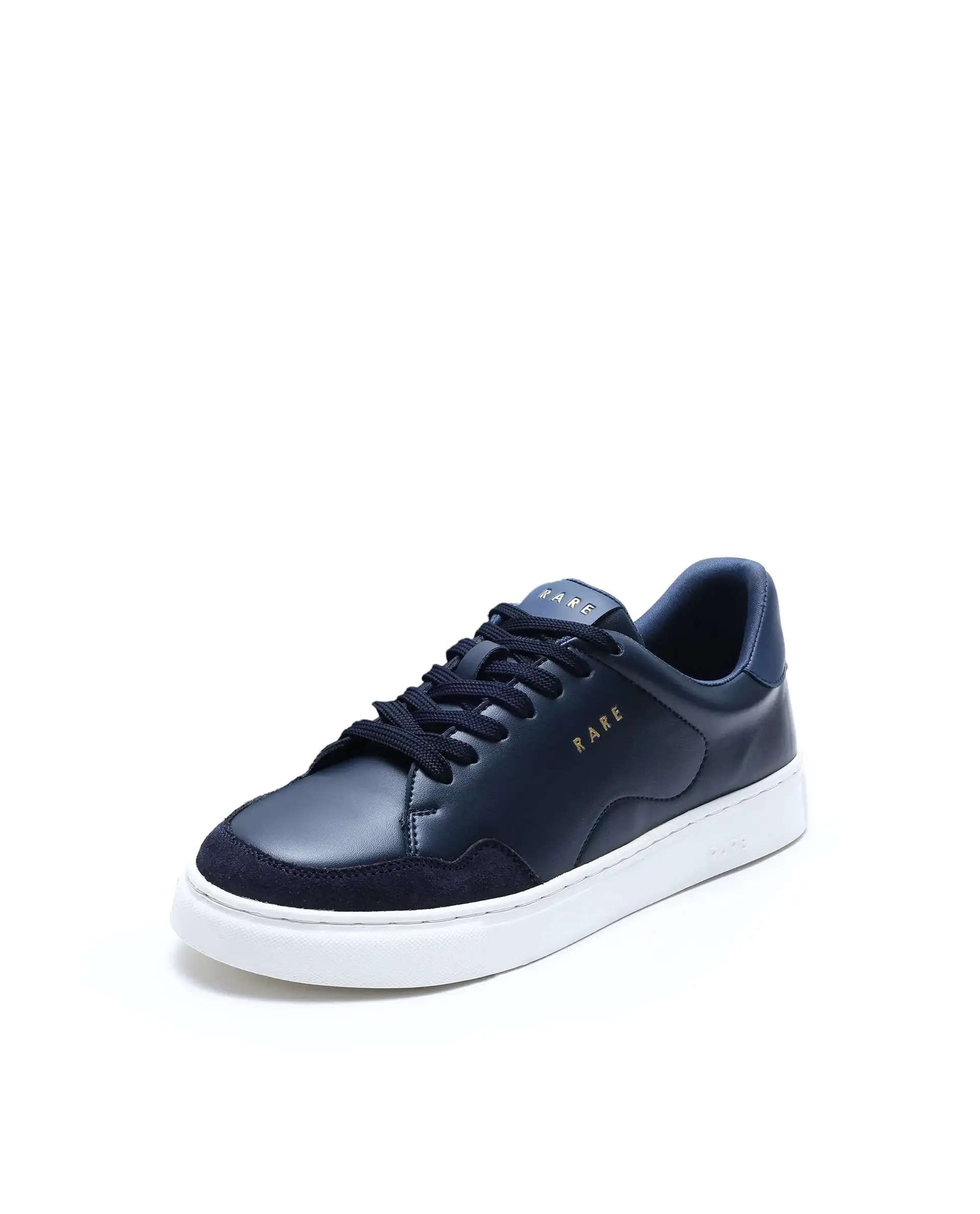 Rare Rabbit Men's Mawi Navy Micro Fiber Causal Sneaker - Image 6