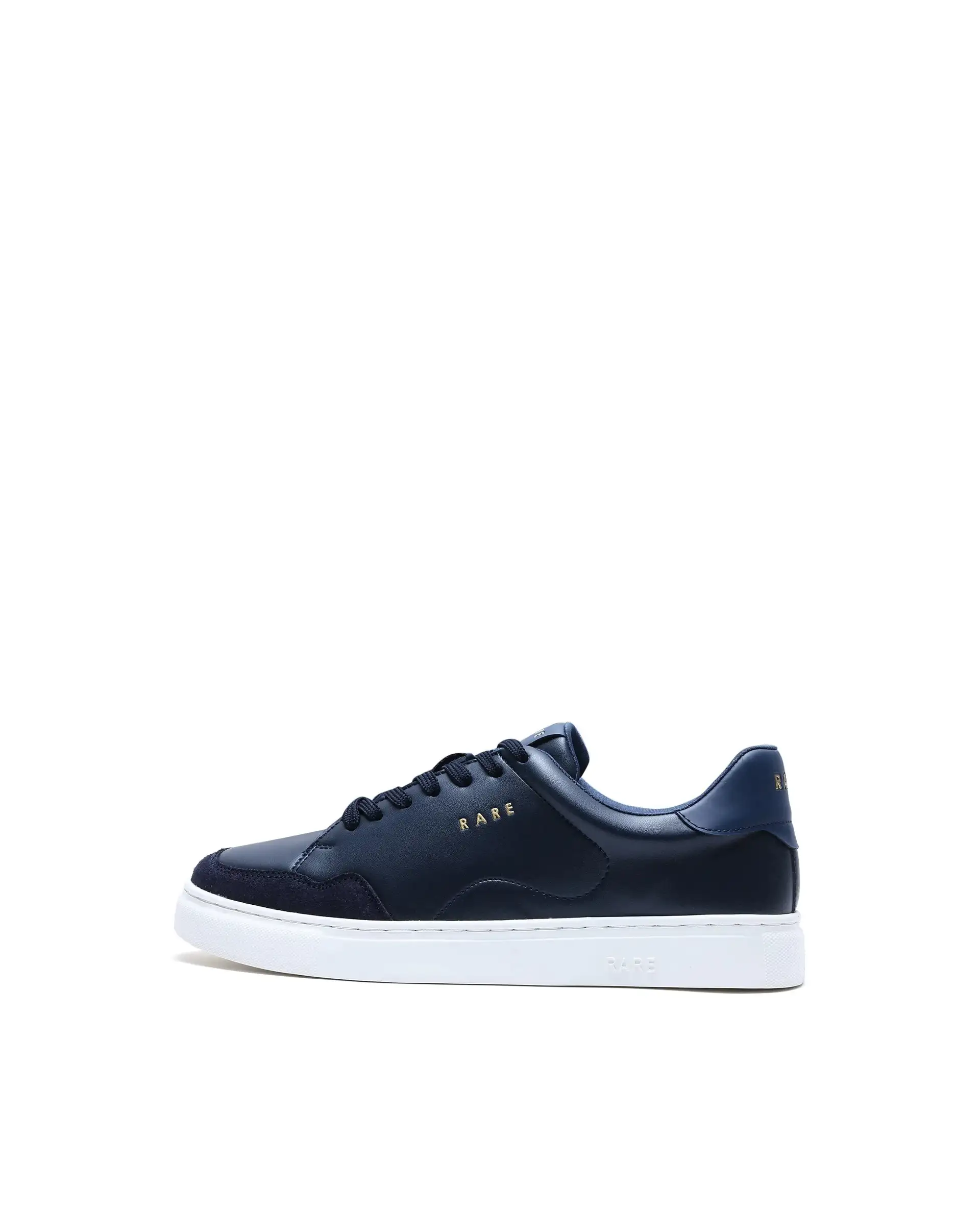 Rare Rabbit Men's Mawi Navy Micro Fiber Causal Sneaker - Image 9