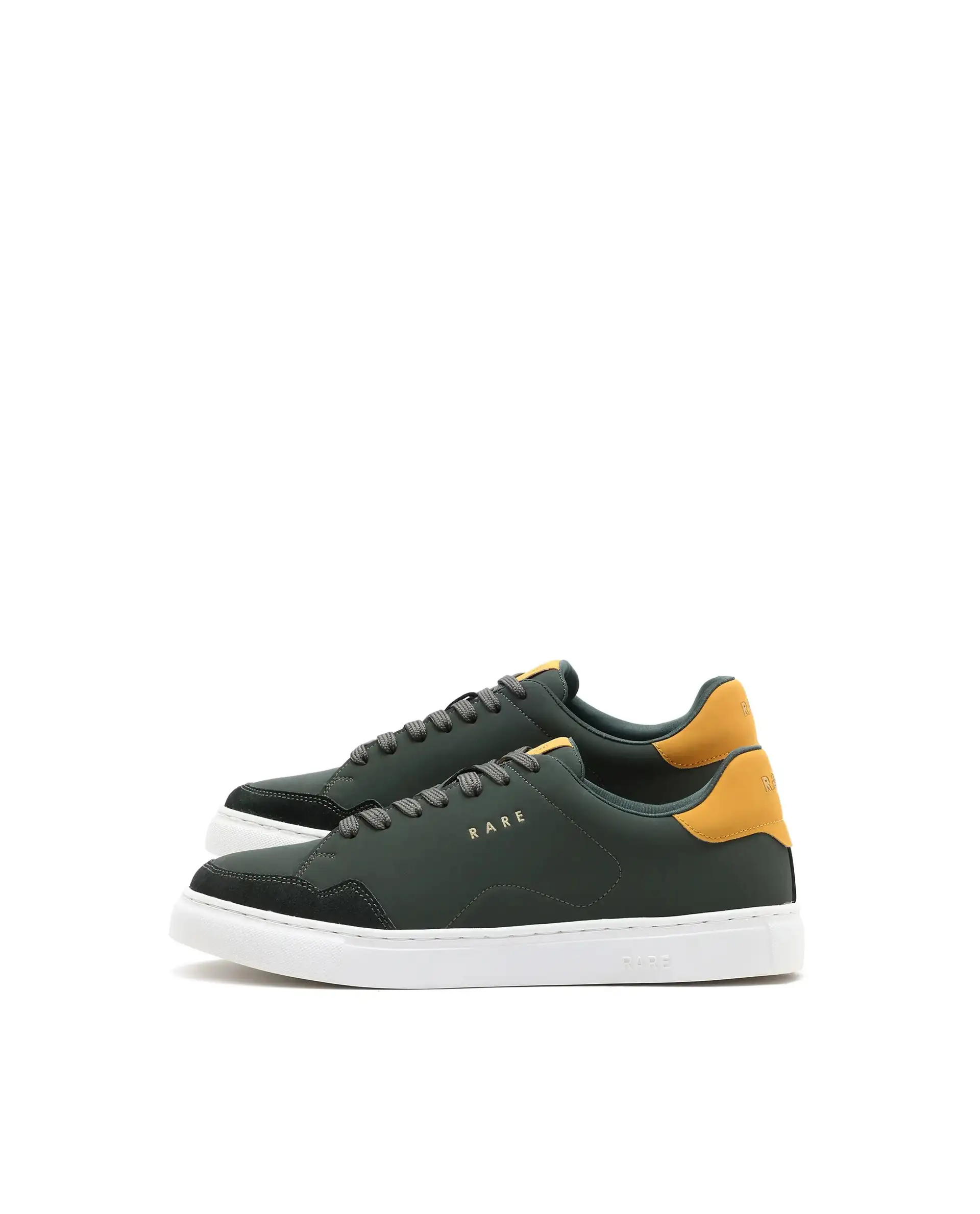 Rare Rabbit Men's Mawi Olive Micro Fiber Causal Sneaker - Image 5