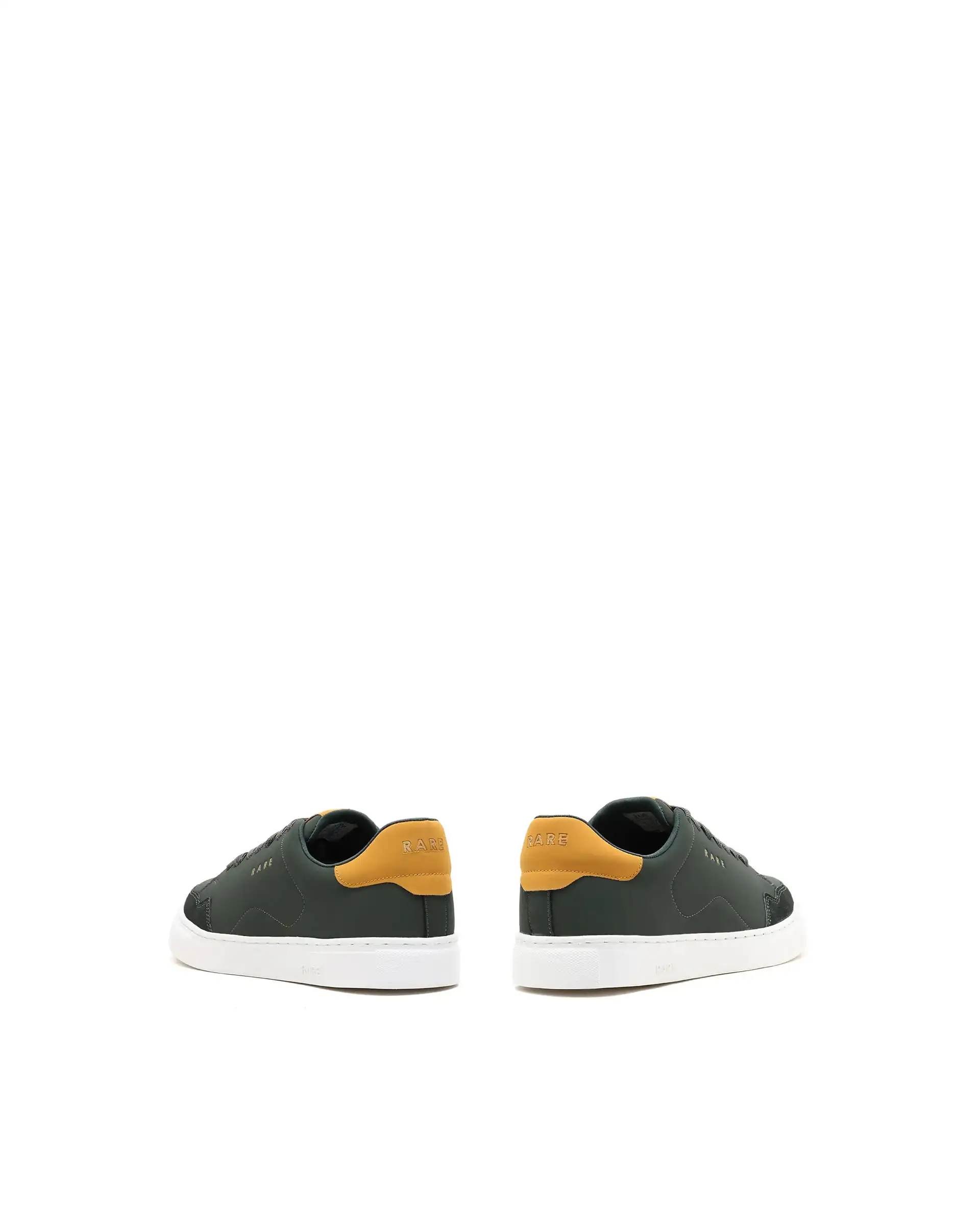 Rare Rabbit Men's Mawi Olive Micro Fiber Causal Sneaker - Image 7