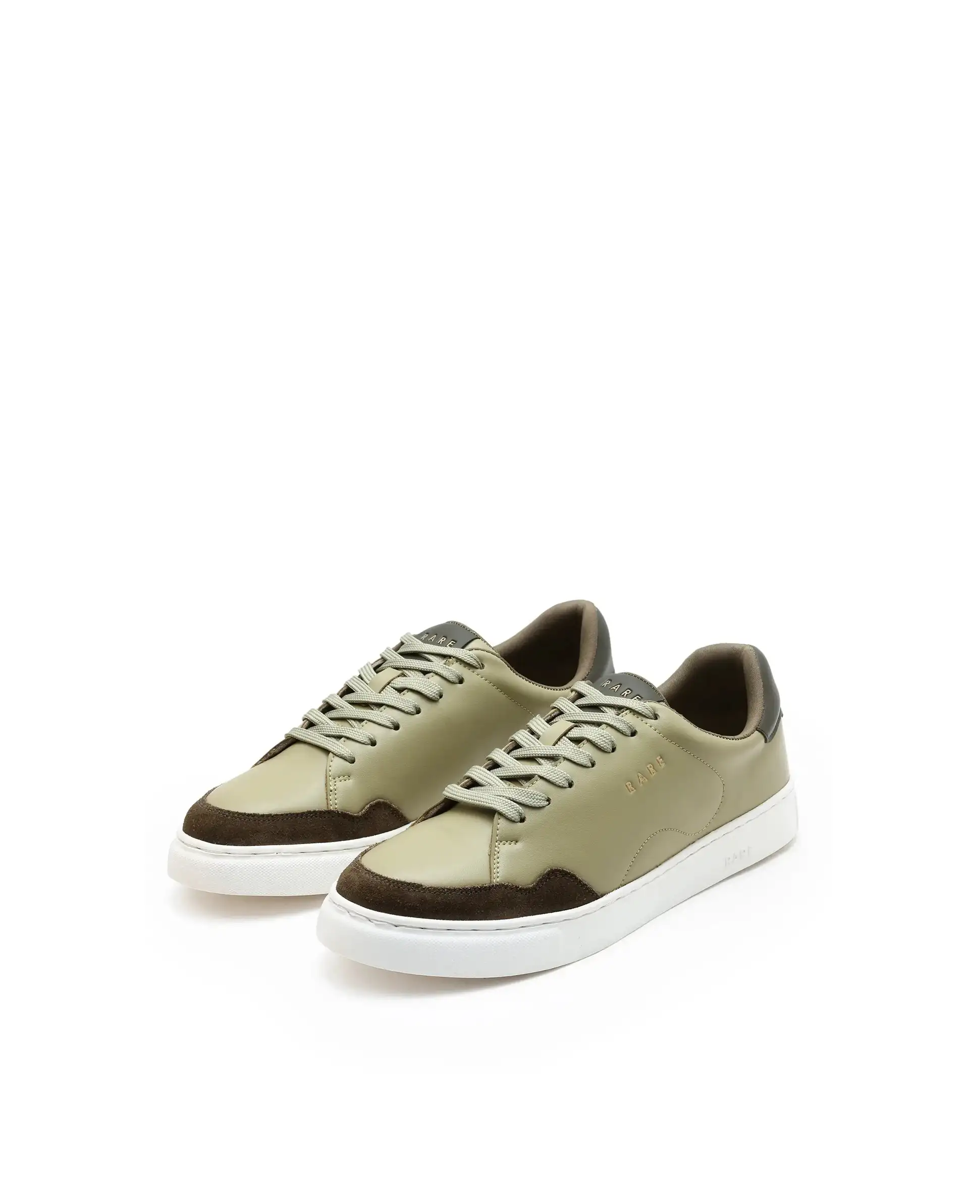 Rare Rabbit Men's Mawi Sage Micro Fiber Causal Sneaker - Image 3