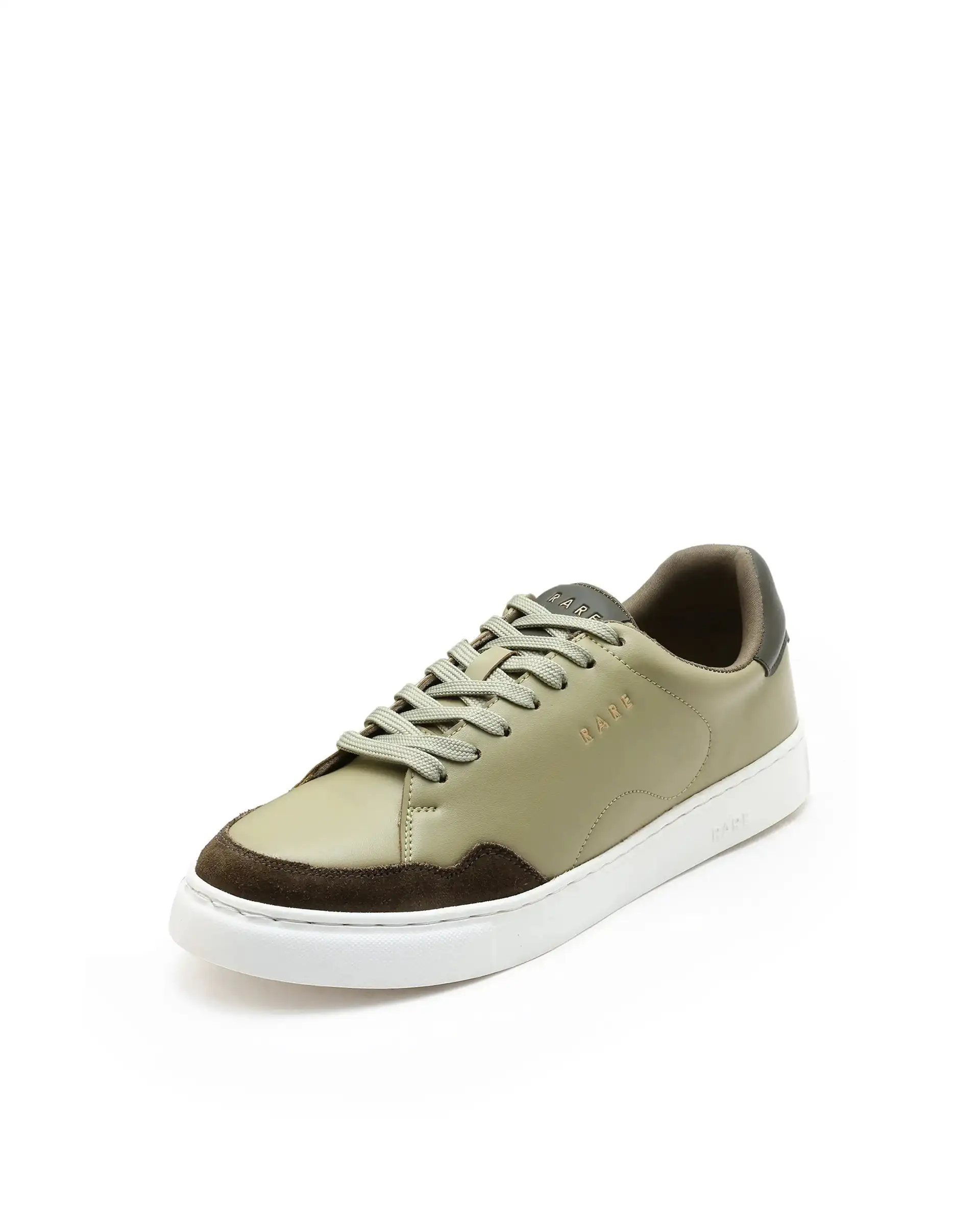 Rare Rabbit Men's Mawi Sage Micro Fiber Causal Sneaker - Image 7