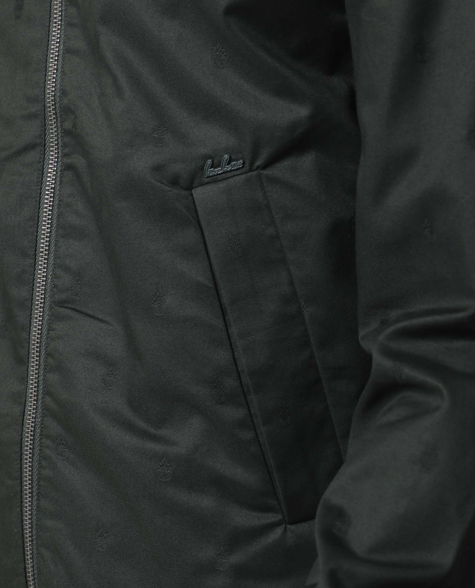 Rare Rabbit Men's Mazzer Green Cotton Plain Slim Fit Full Sleeve Spread Collar Jacket - Image 6
