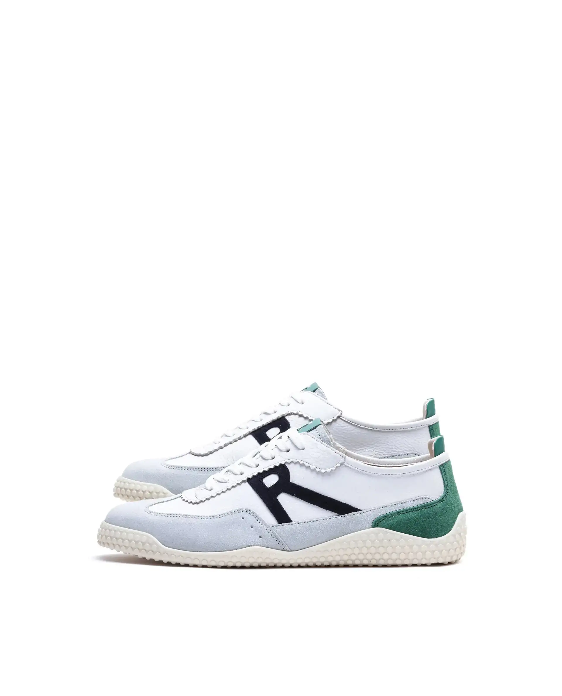 Rare Rabbit Men's Membo Green Suede Sneaker - Image 2