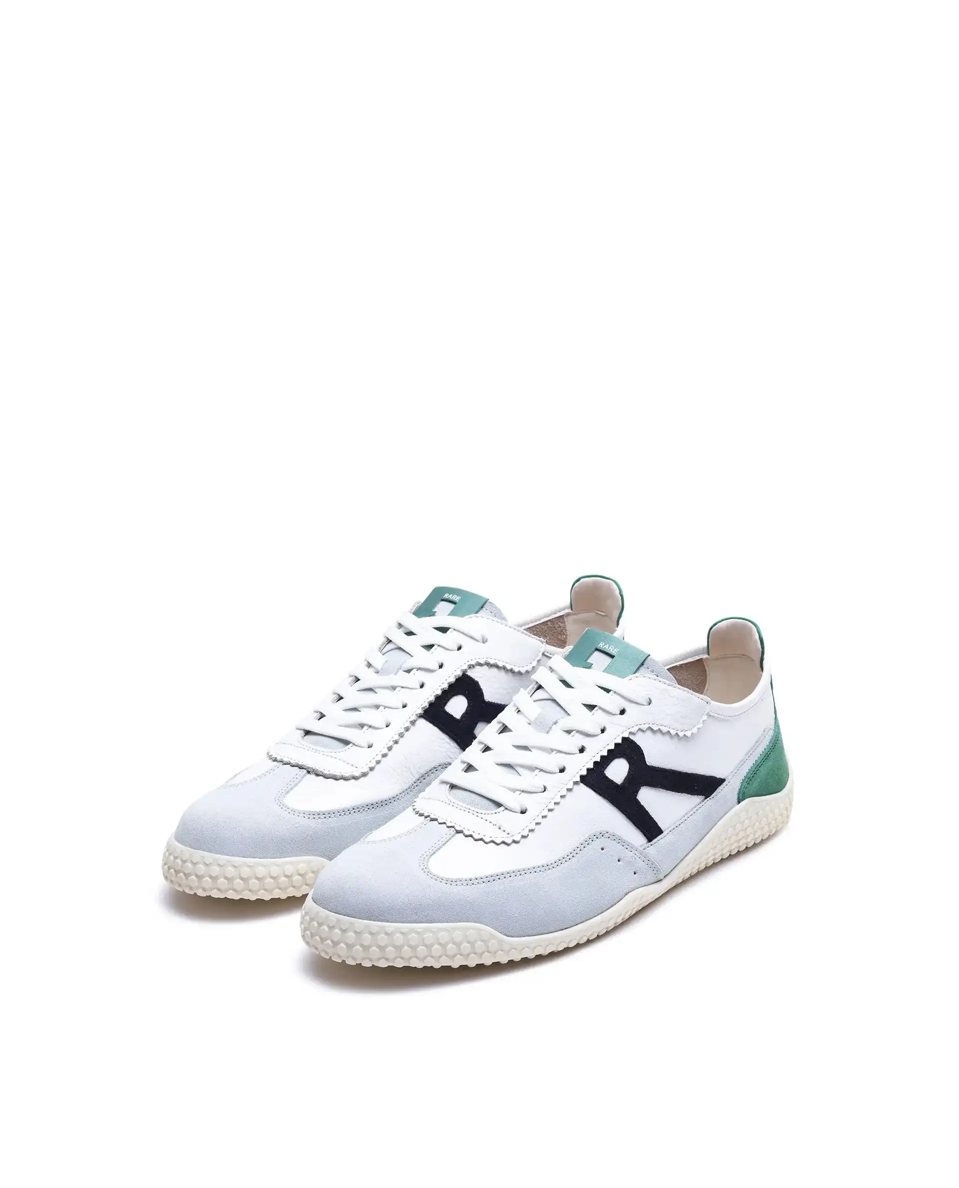 Rare Rabbit Men's Membo Green Suede Sneaker - Image 3
