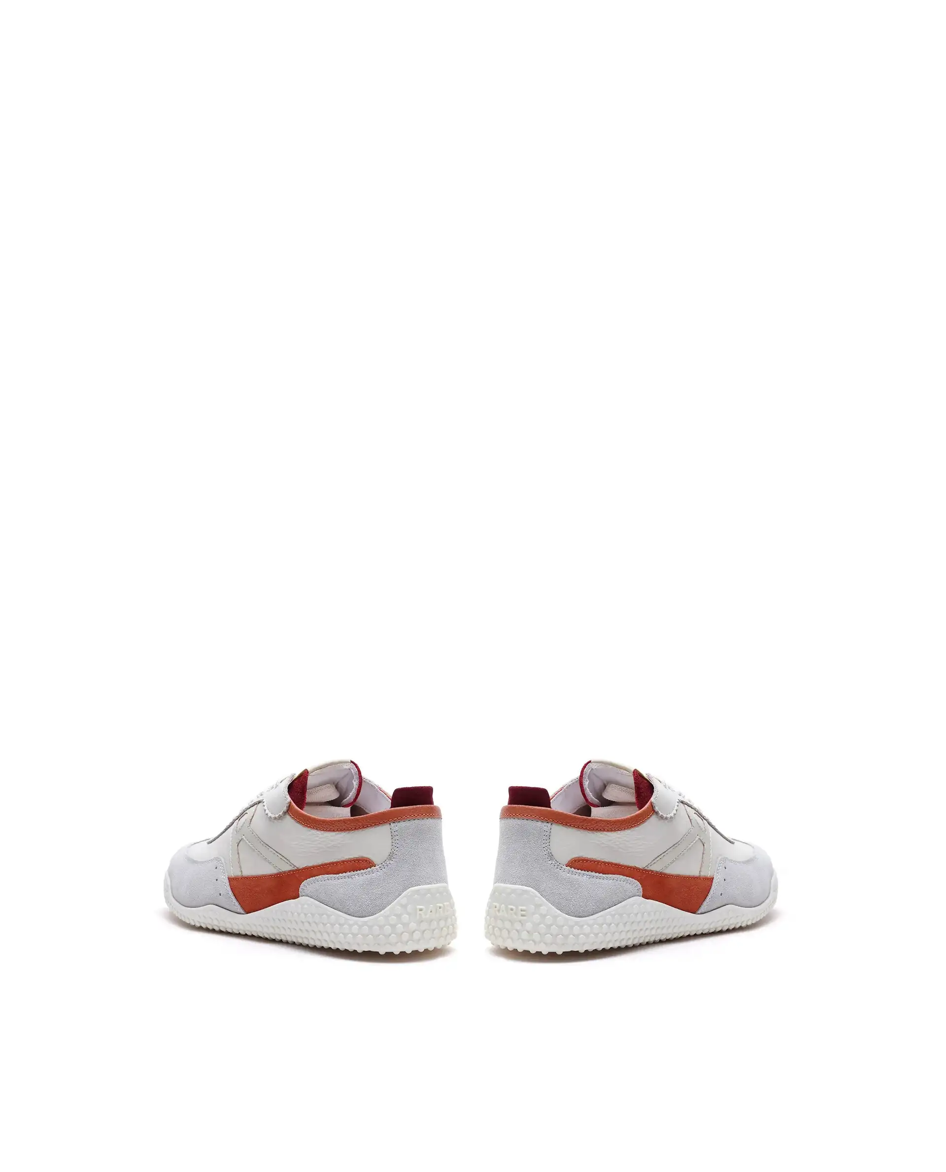 Rare Rabbit Men's Membo Light Beige Leather Fabric Sneaker - Image 6