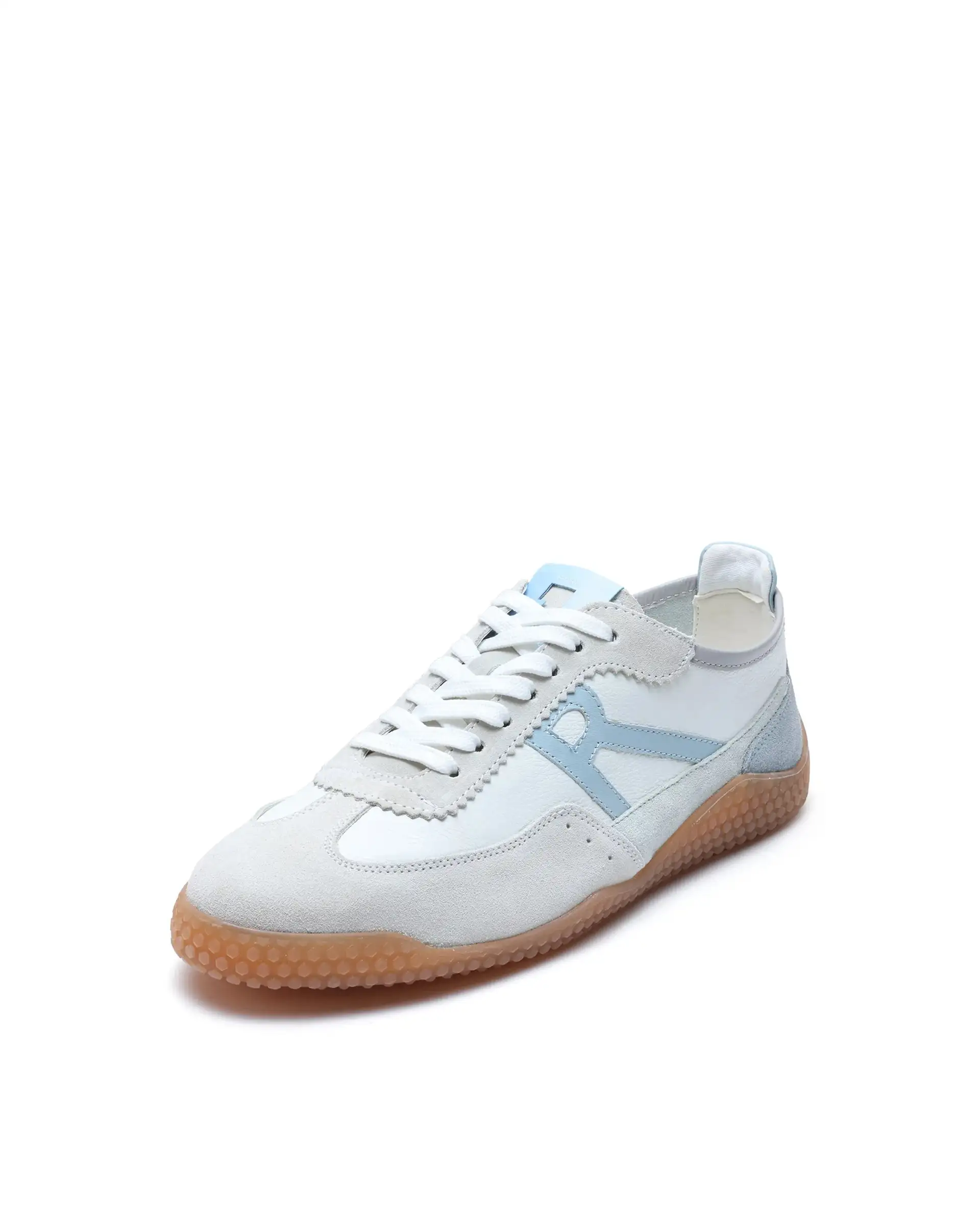 Rare Rabbit Men's Membo Light Cement Leather Fabric Sneaker - Image 2