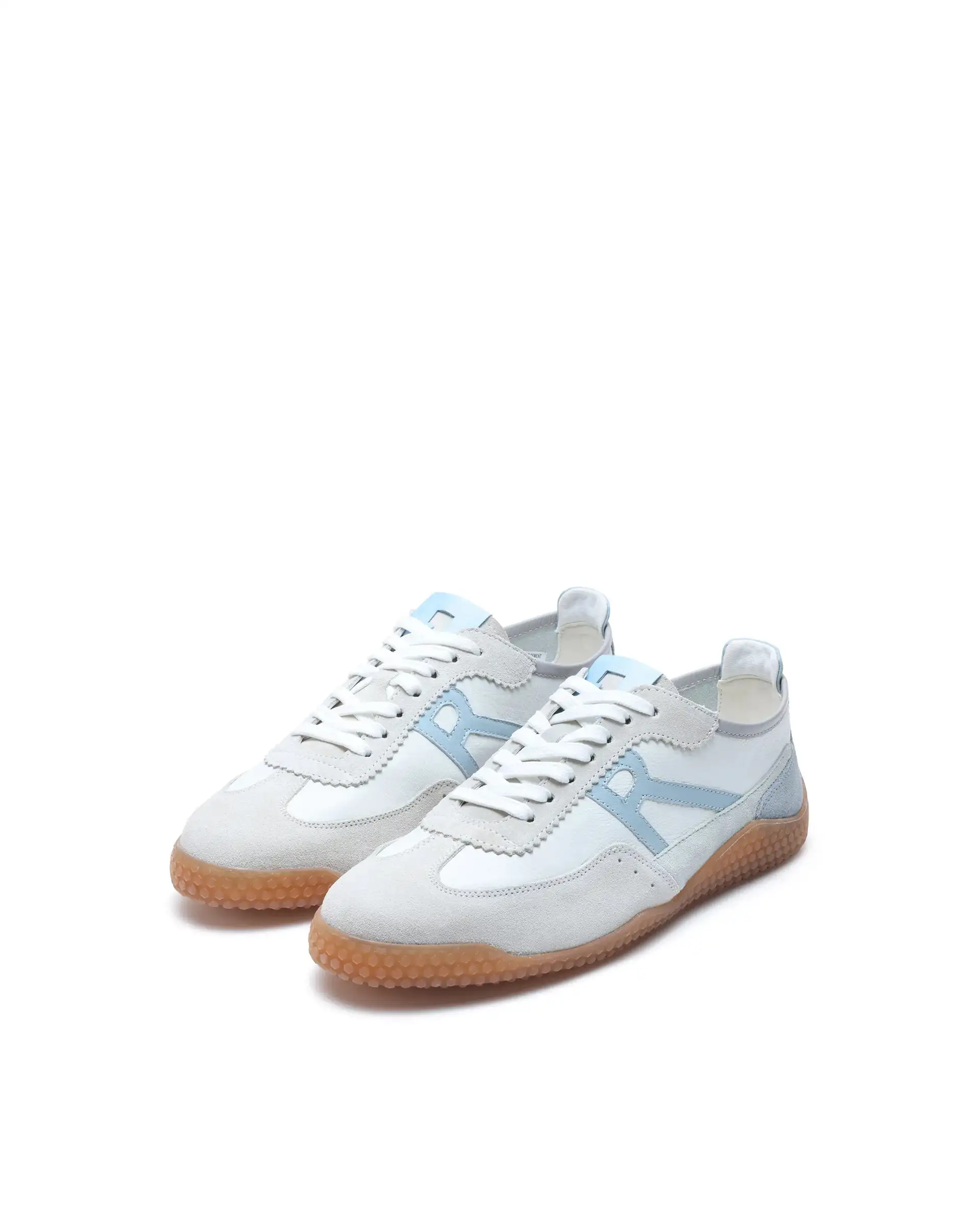 Rare Rabbit Men's Membo Light Cement Leather Fabric Sneaker - Image 3