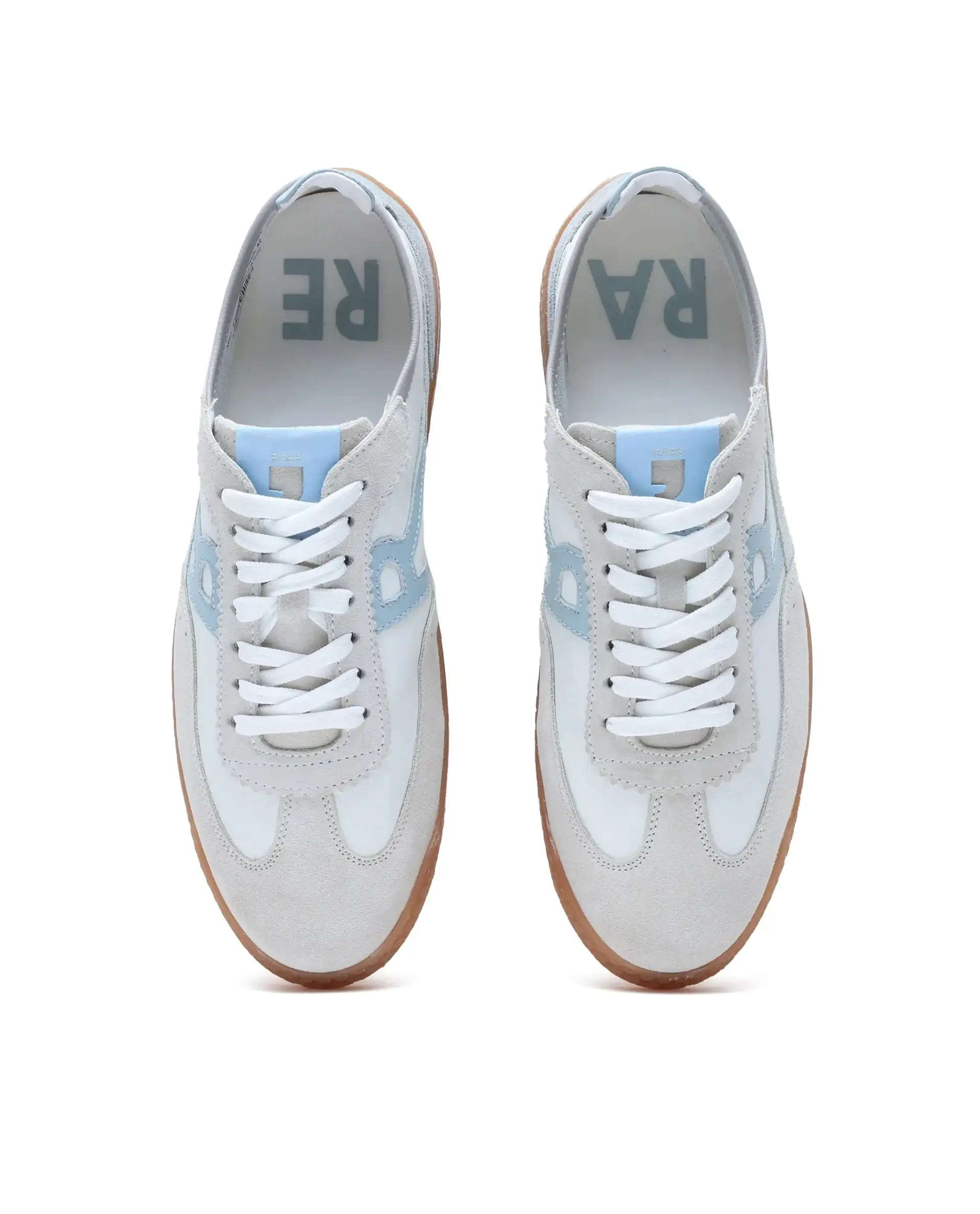 Rare Rabbit Men's Membo Light Cement Leather Fabric Sneaker - Image 4