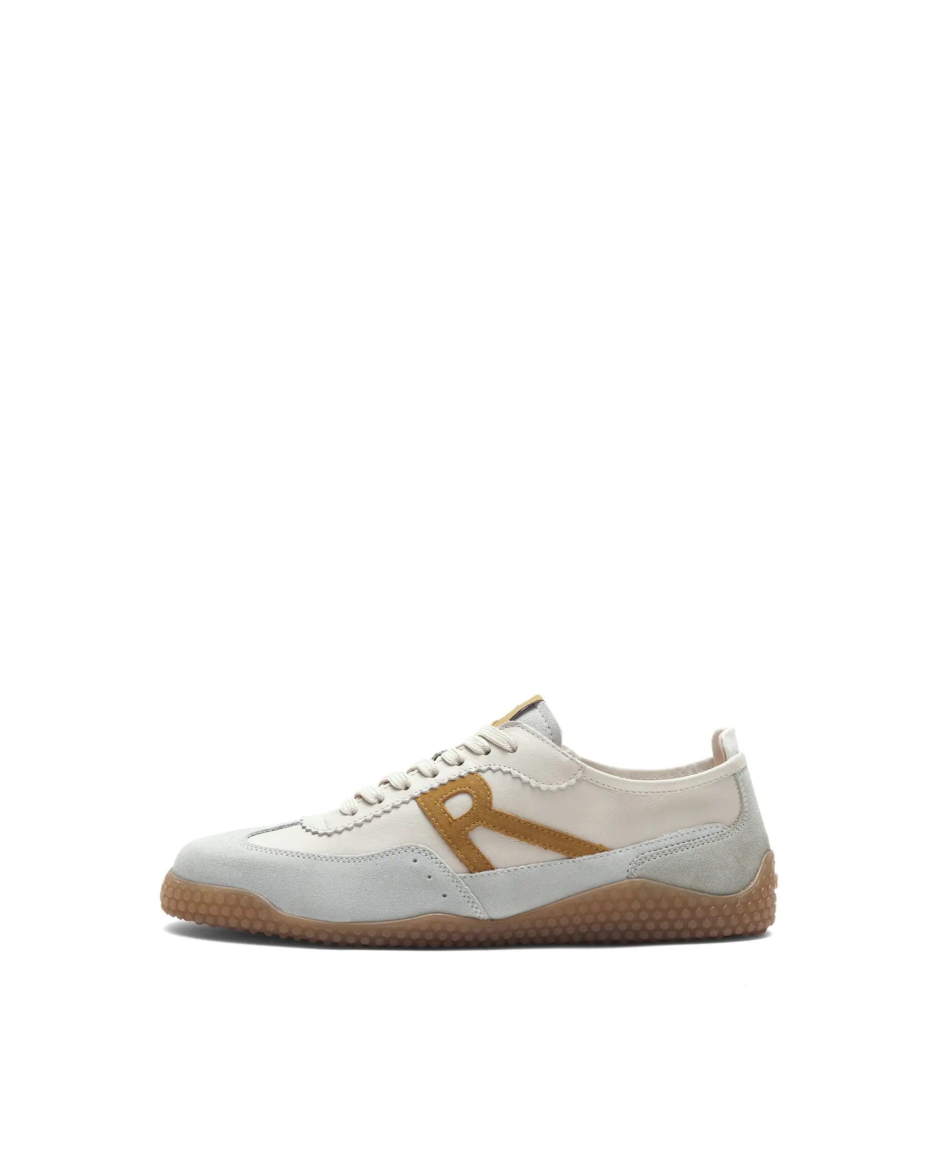 Rare Rabbit Men's Membo Mustard Leather Sneaker - Image 8