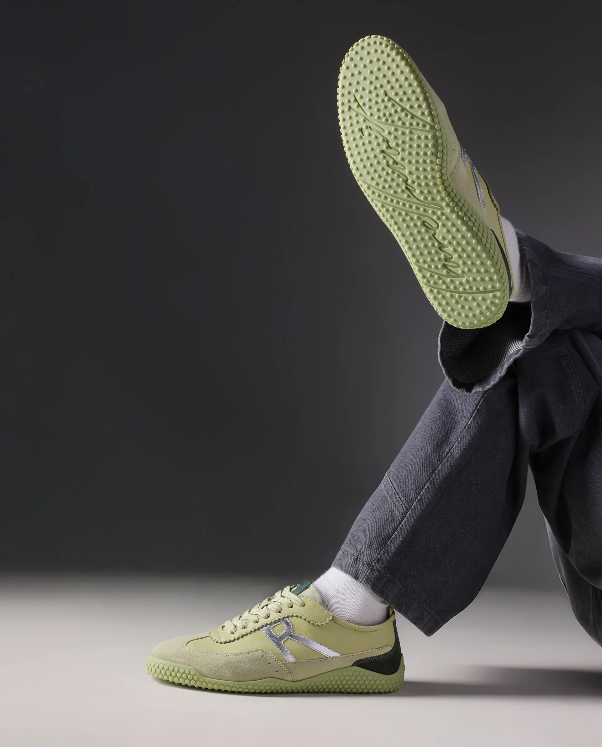Rare Rabbit Men's Membo Sage Suede Sneaker - Image 2