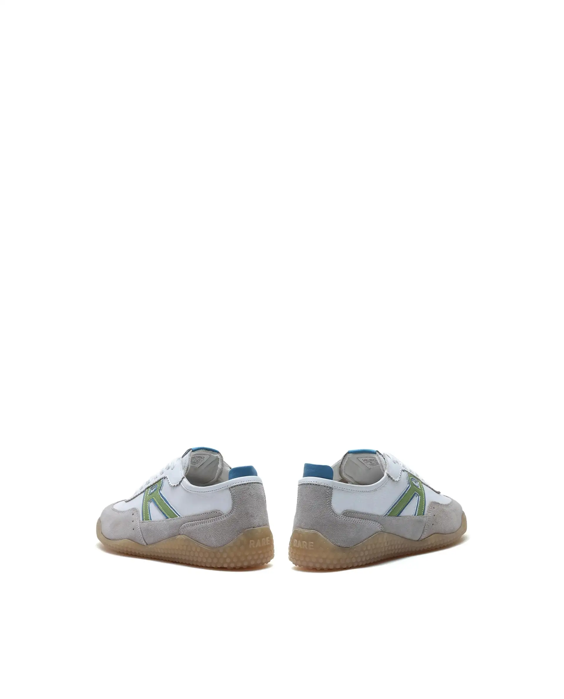 Rare Rabbit Men's Membo White Leather Fabric Sneaker - Image 6
