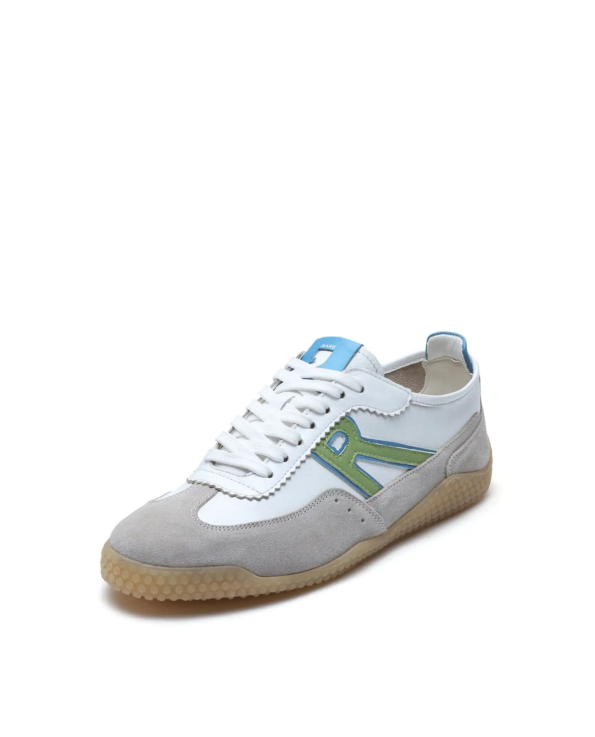 Rare Rabbit Men's Membo White Leather Fabric Sneaker - Image 8