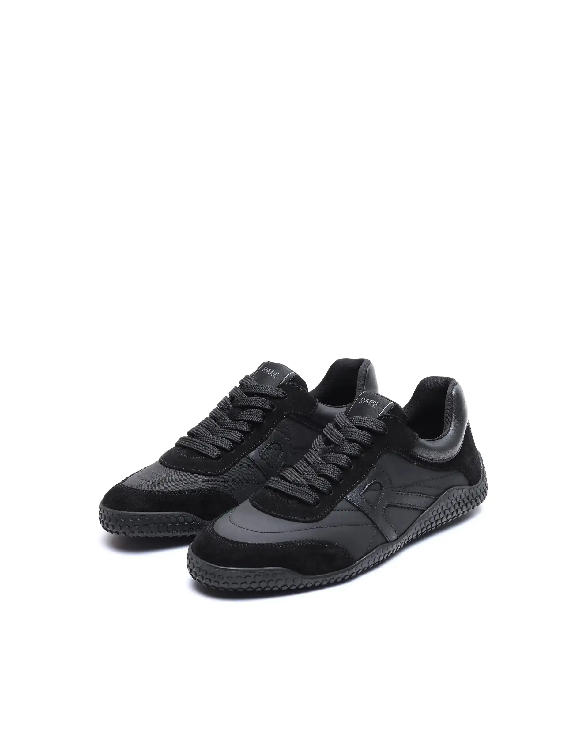 Rare Rabbit Men's Membo P6 Black Suede Sneaker - Image 3