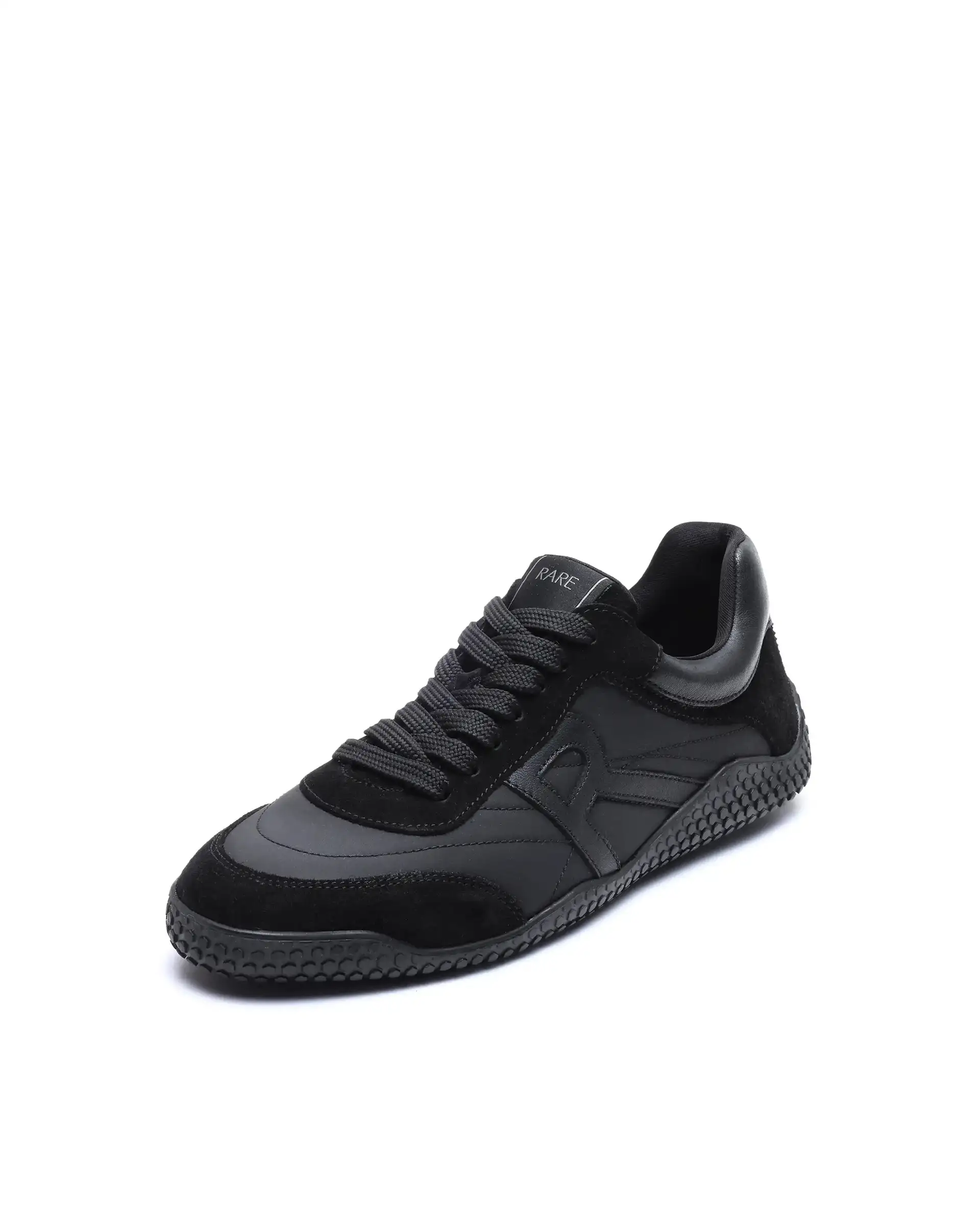 Rare Rabbit Men's Membo P6 Black Suede Sneaker - Image 4
