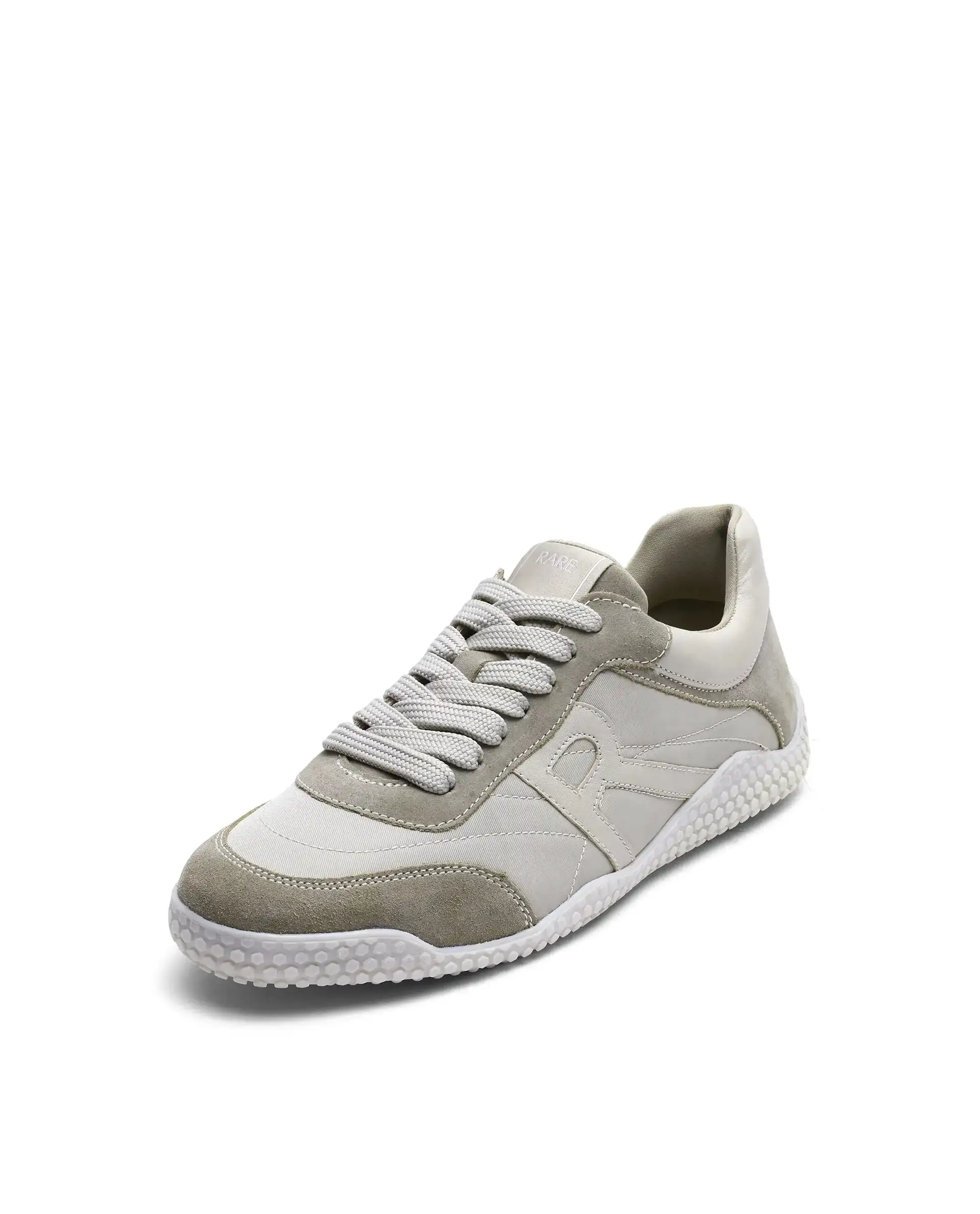 Rare Rabbit Men's Membo P6 Light Beige Suede Sneaker - Image 2