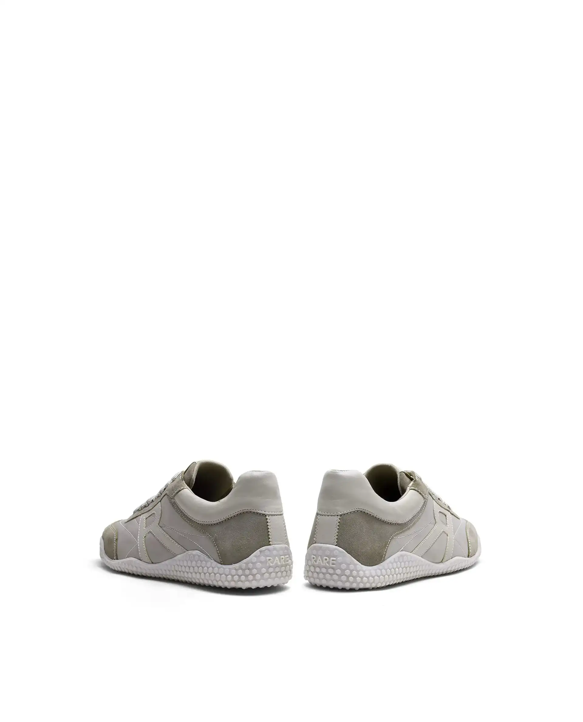 Rare Rabbit Men's Membo P6 Light Beige Suede Sneaker - Image 6