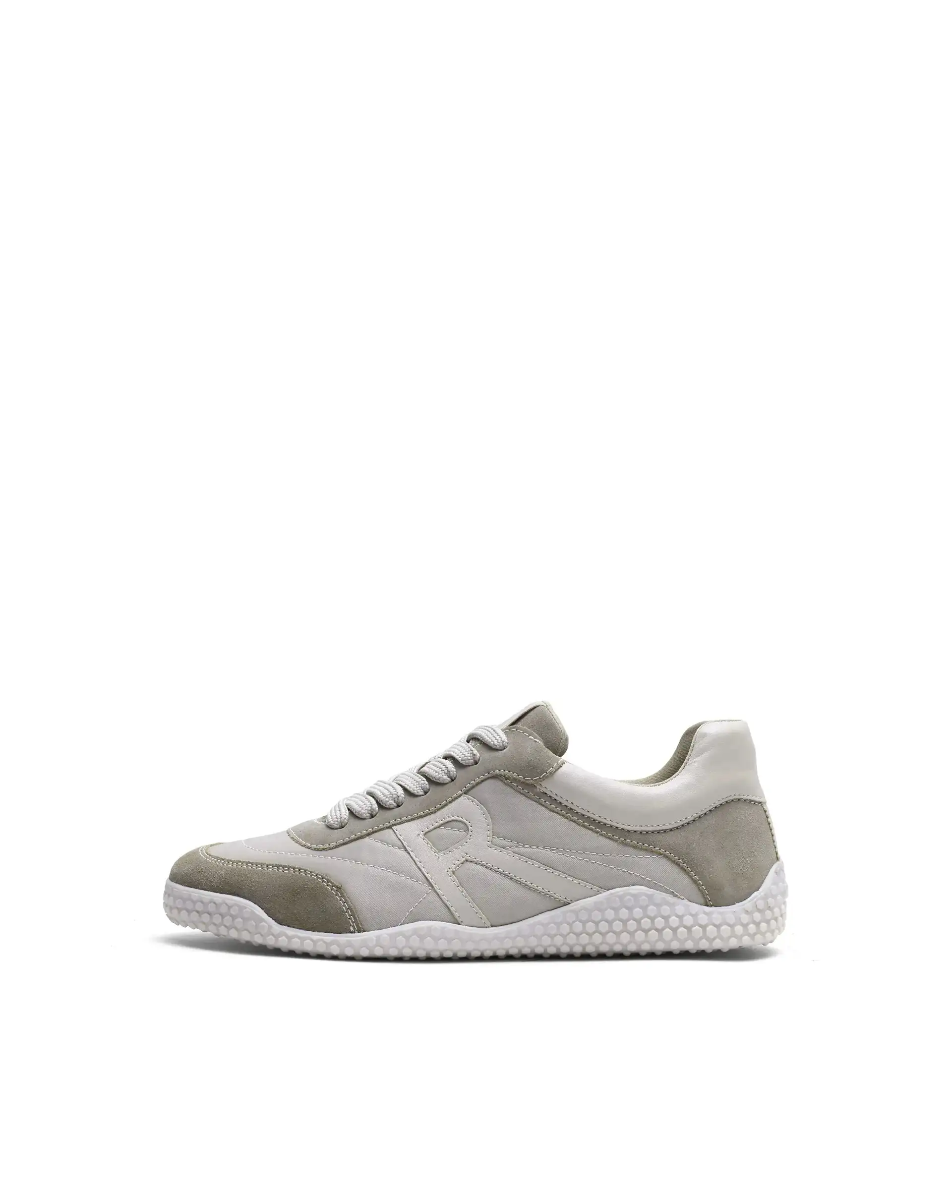 Rare Rabbit Men's Membo P6 Light Beige Suede Sneaker - Image 8