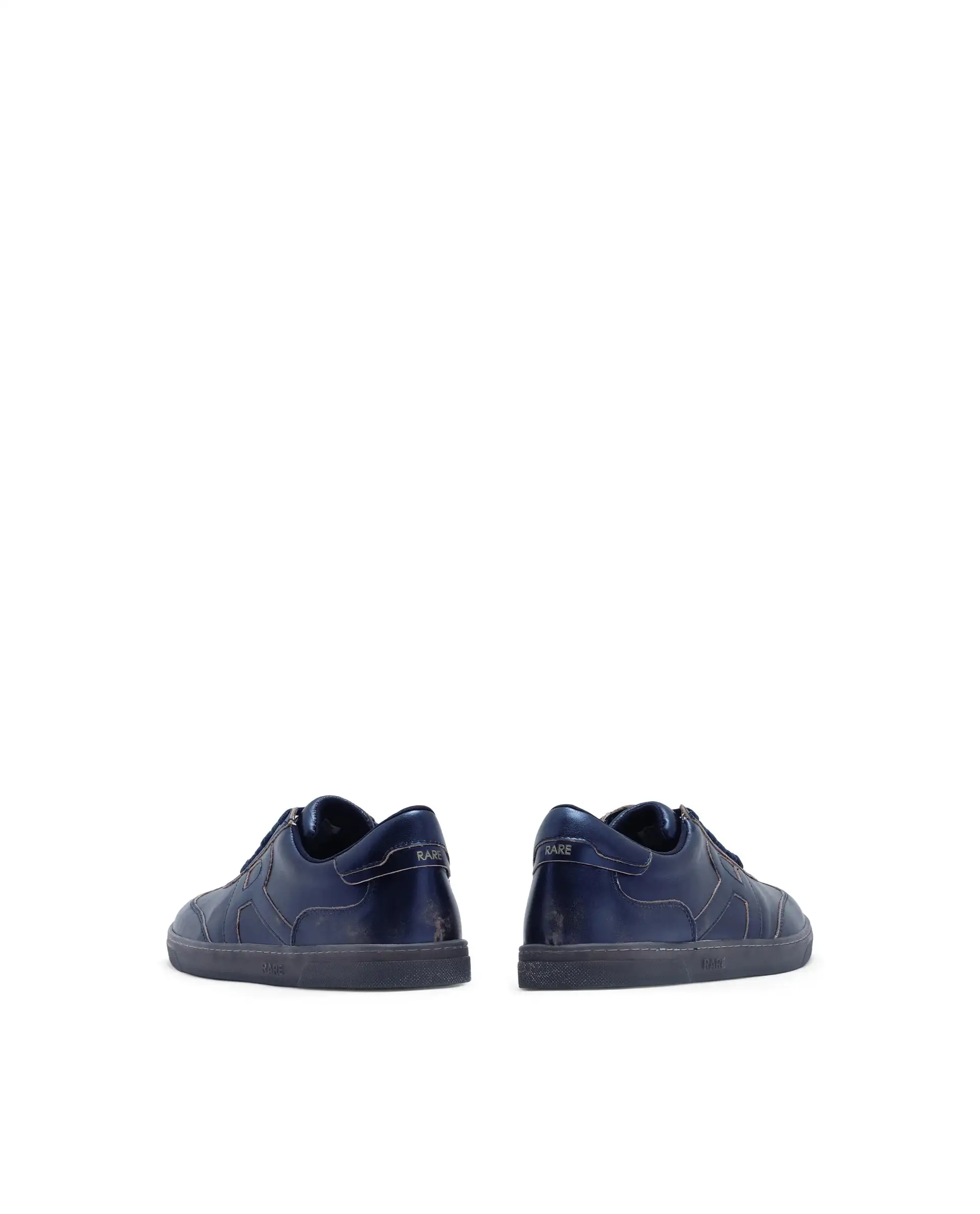 Rare Rabbit Men Mercure Metallic Blue Lace-Up Closure Shoes - Image 6