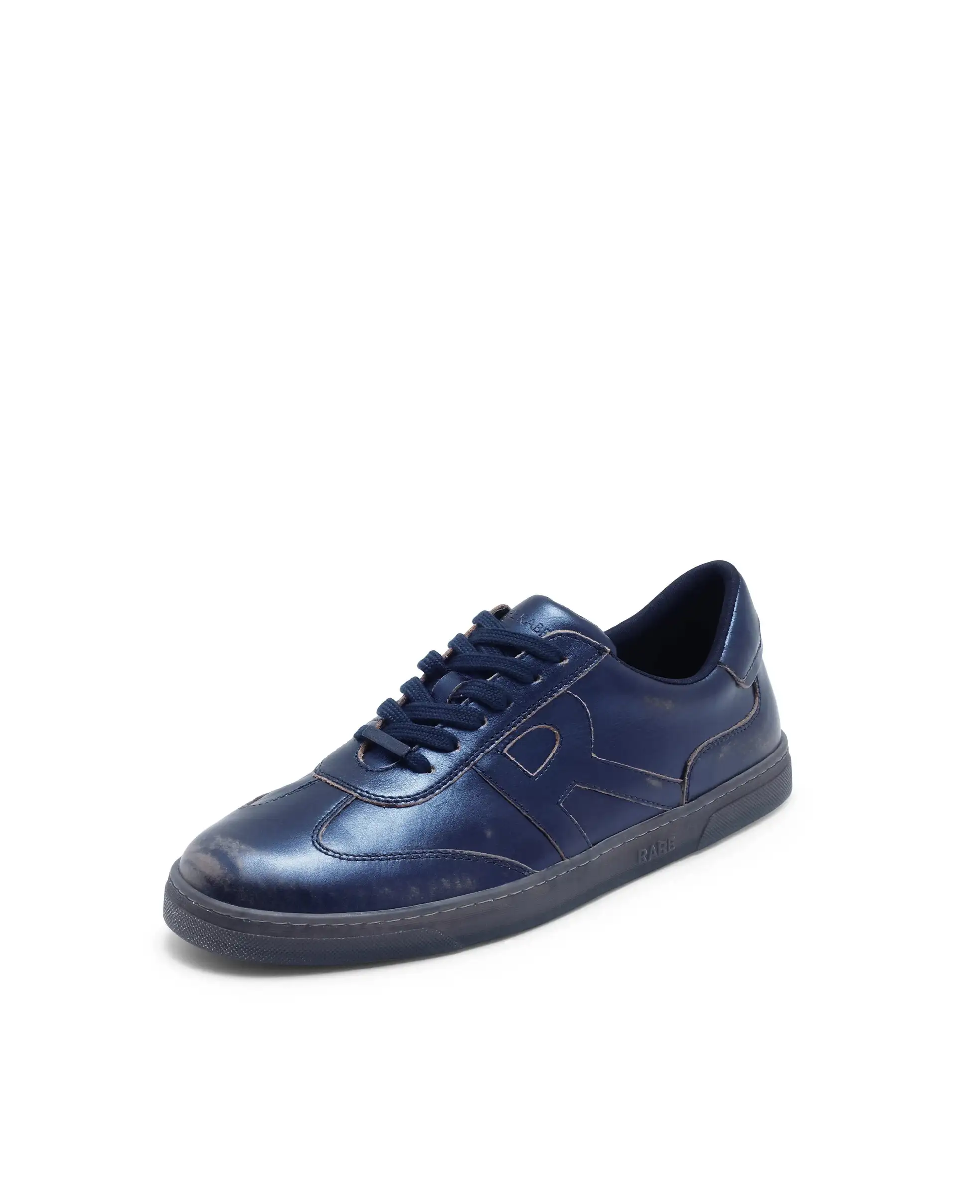 Rare Rabbit Men Mercure Metallic Blue Lace-Up Closure Shoes - Image 8