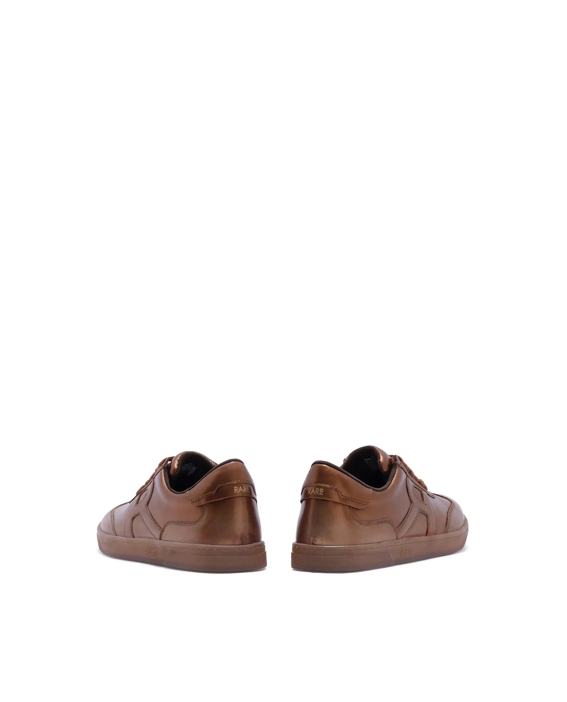 Rare Rabbit Men Mercure Metallic Copper Lace-Up Closure Shoes - Image 6
