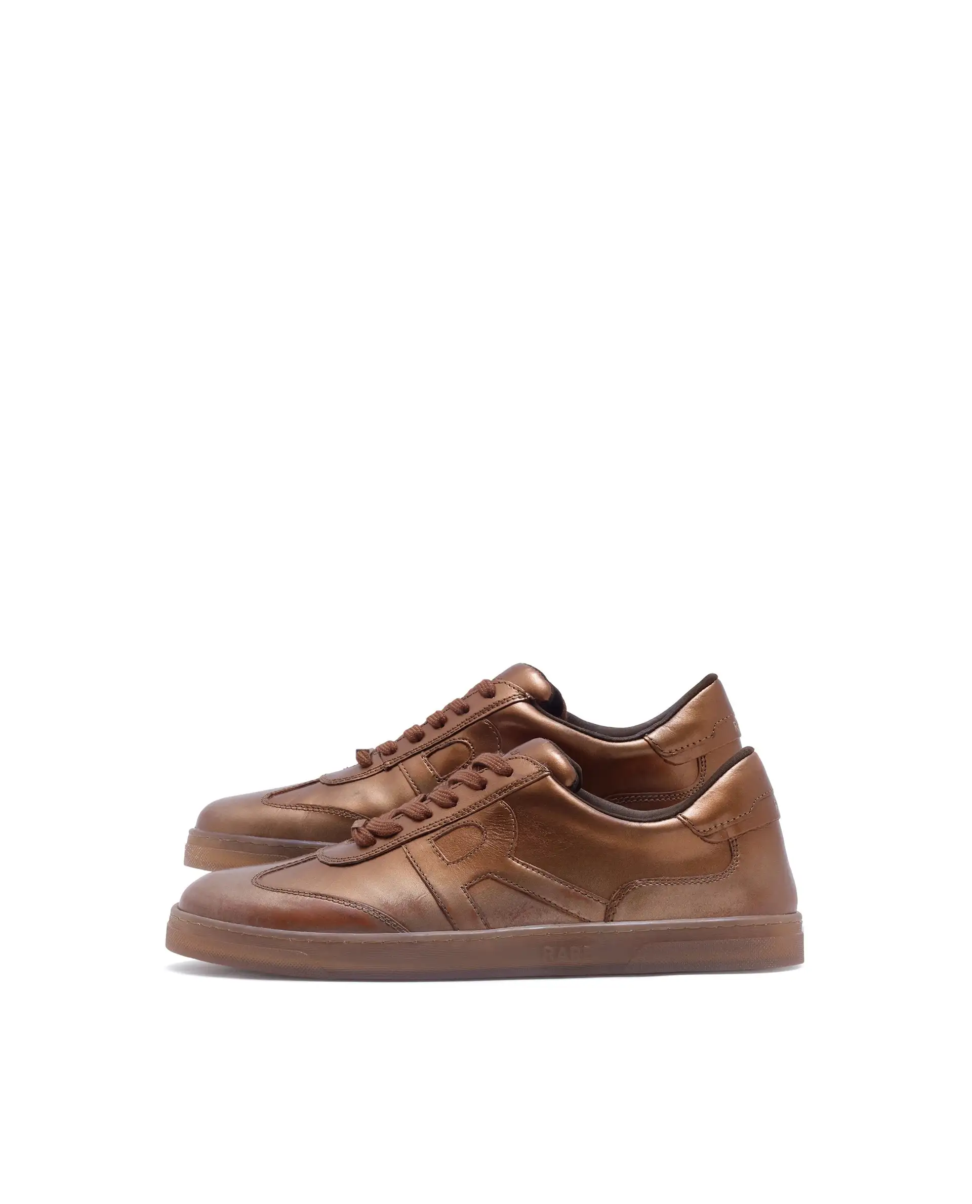 Rare Rabbit Men Mercure Metallic Copper Lace-Up Closure Shoes - Image 7