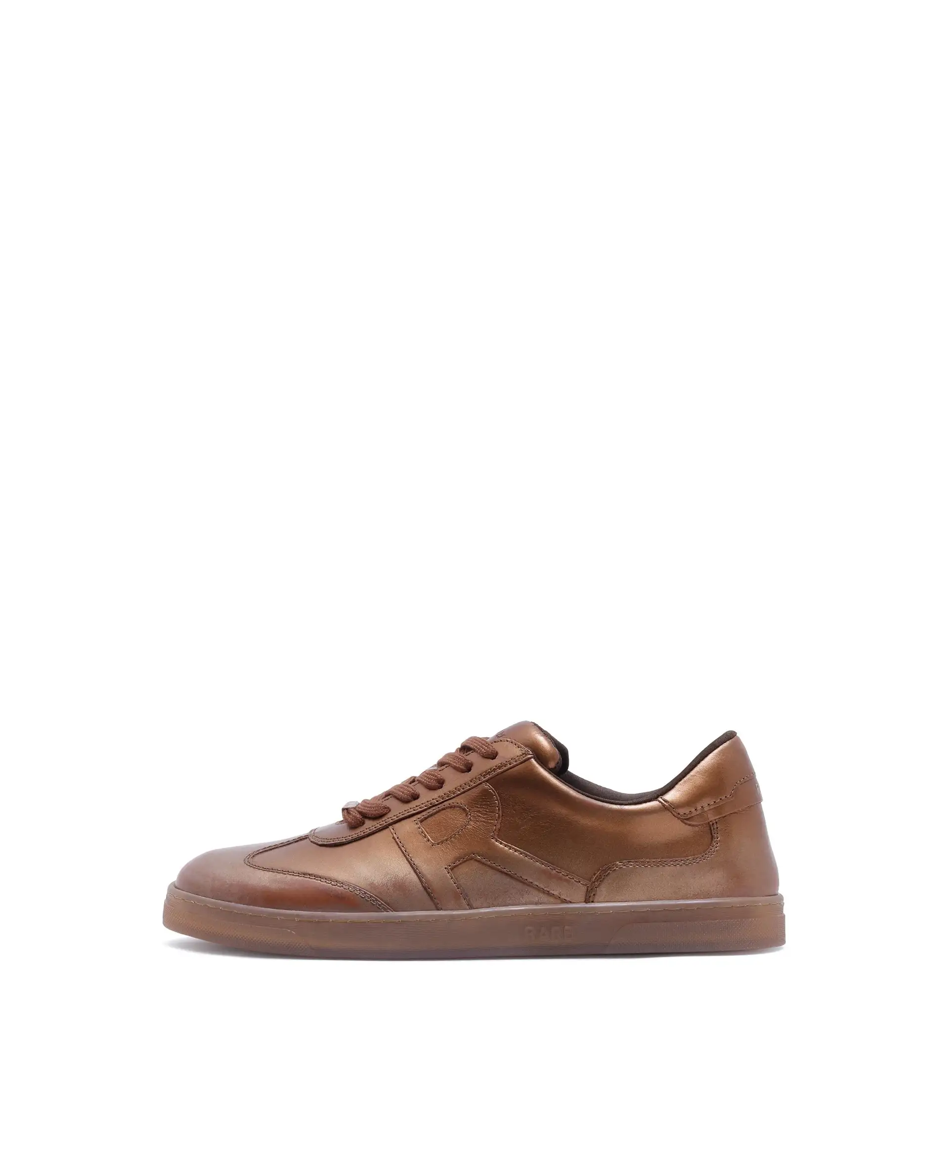 Rare Rabbit Men Mercure Metallic Copper Lace-Up Closure Shoes - Image 9