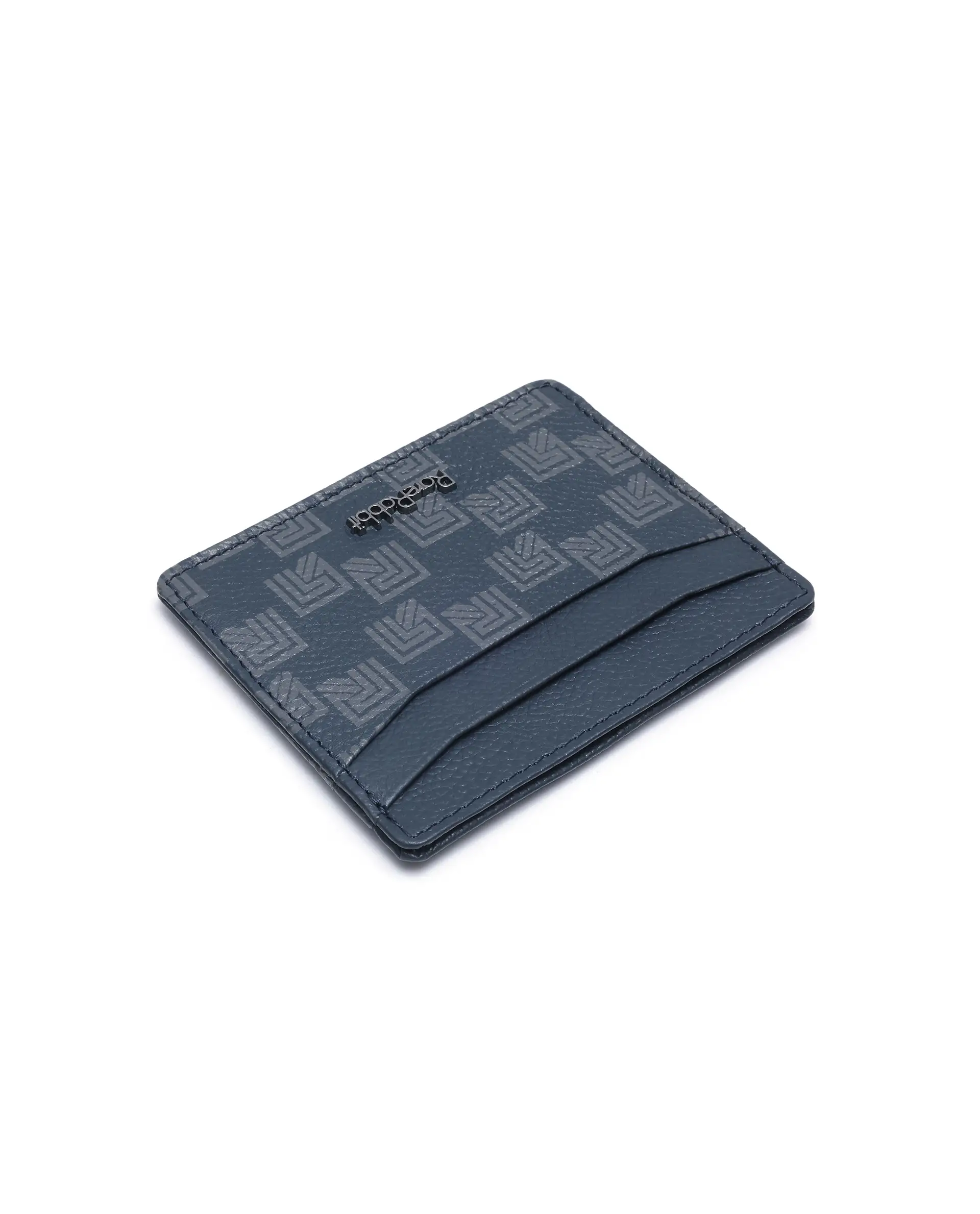Rare Rabbit Men Mersin Blue Leather Card Holder - Image 5