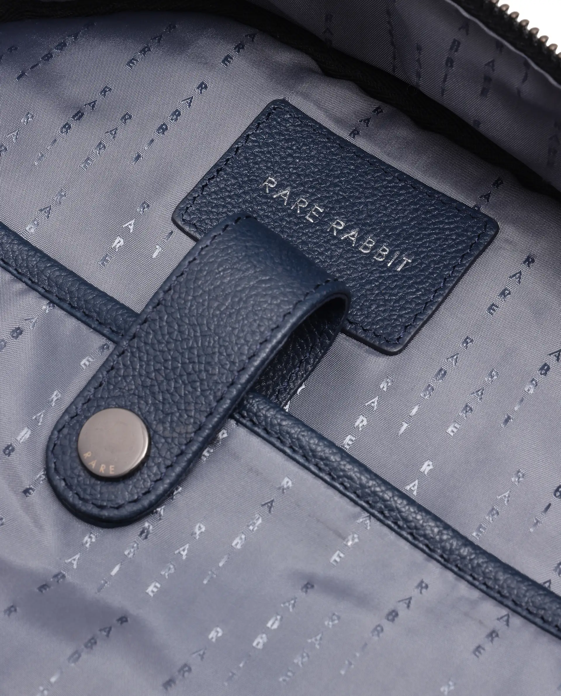 Rare Rabbit Men's Metan Blue Plain Bag - Image 4