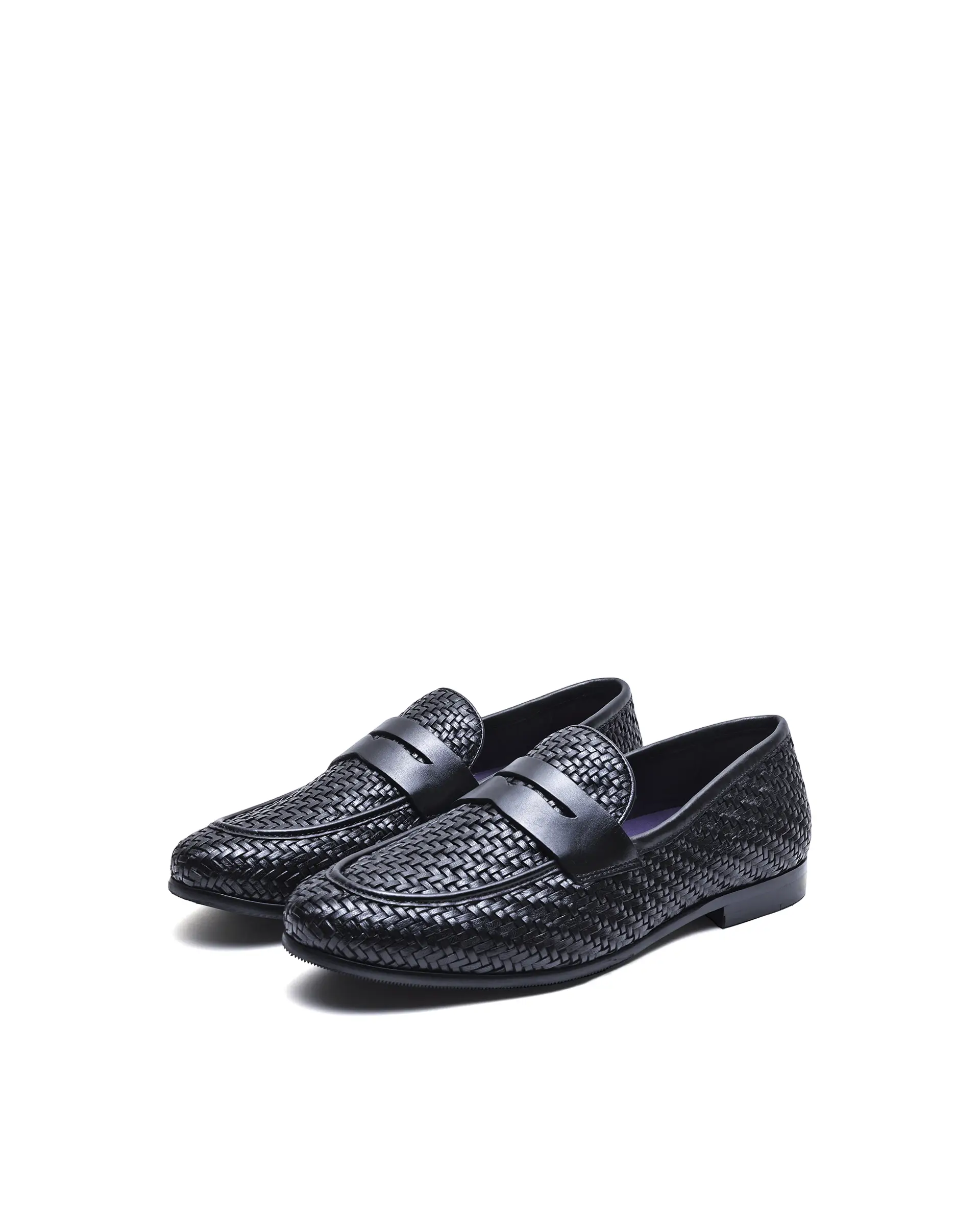 Rare Rabbit Men's Milano Black Leather Mocassin - Image 2