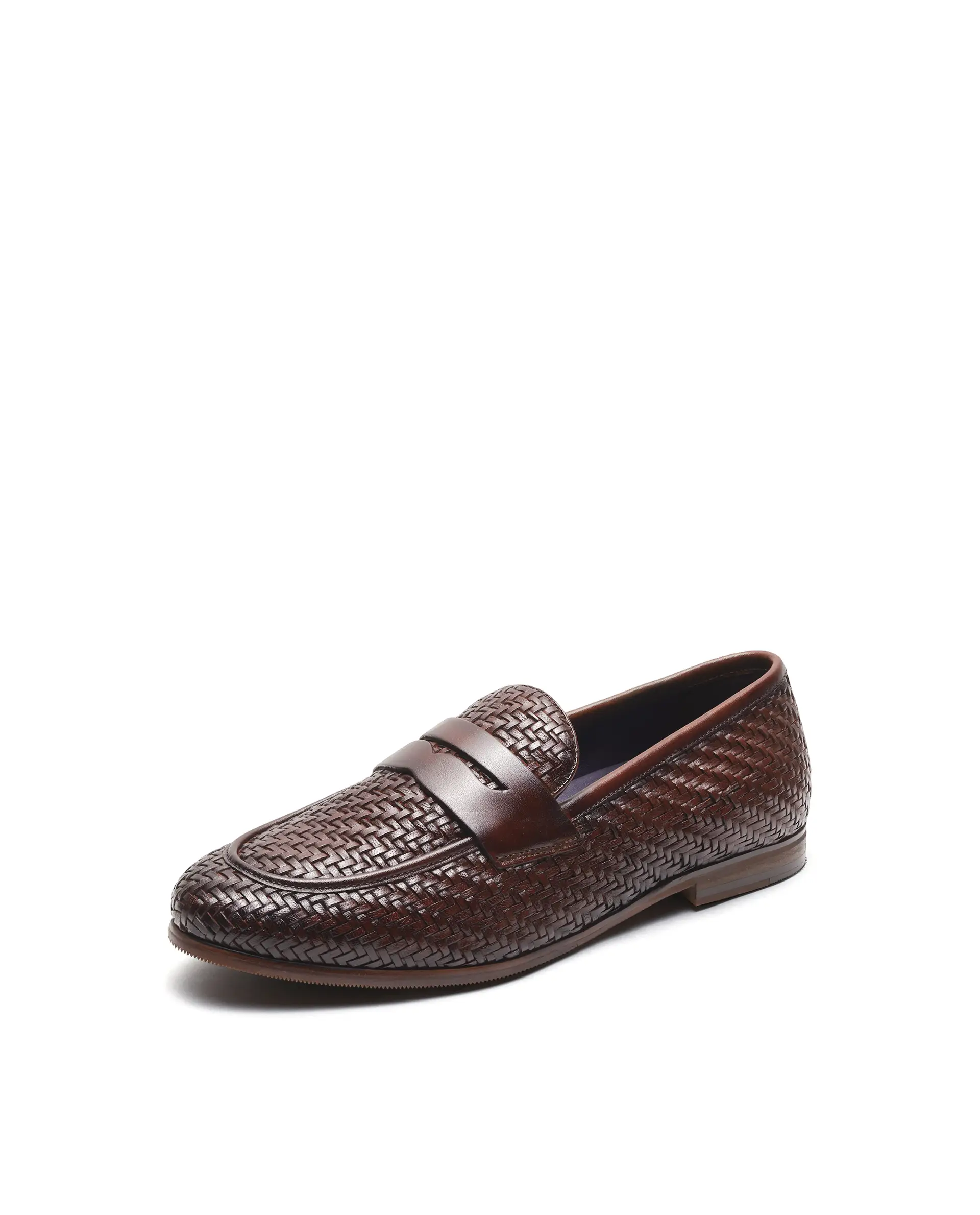 Rare Rabbit Men's Milano Tan Leather Mocassin