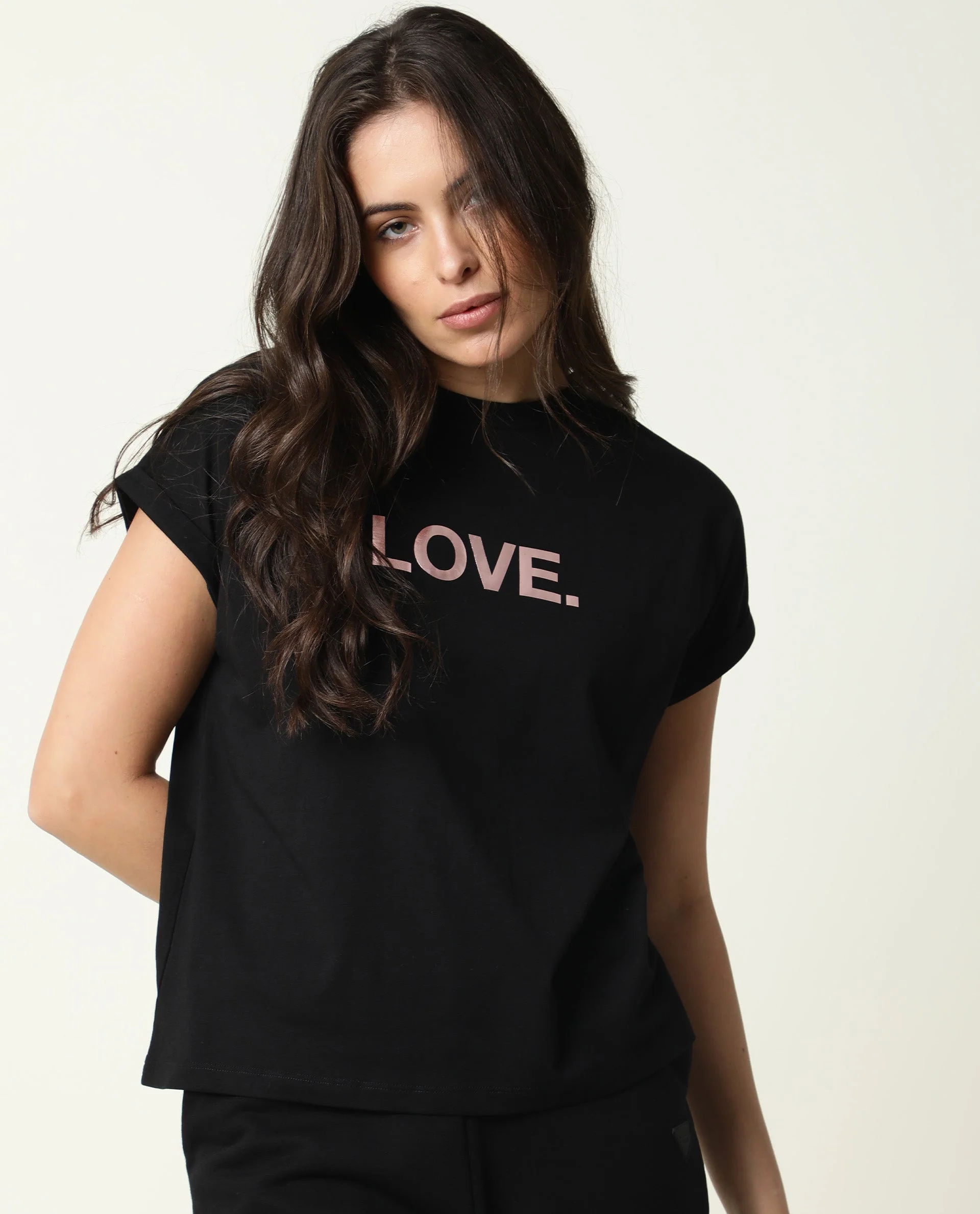 Rareism Women's Mild Black T-Shirt - Image 4