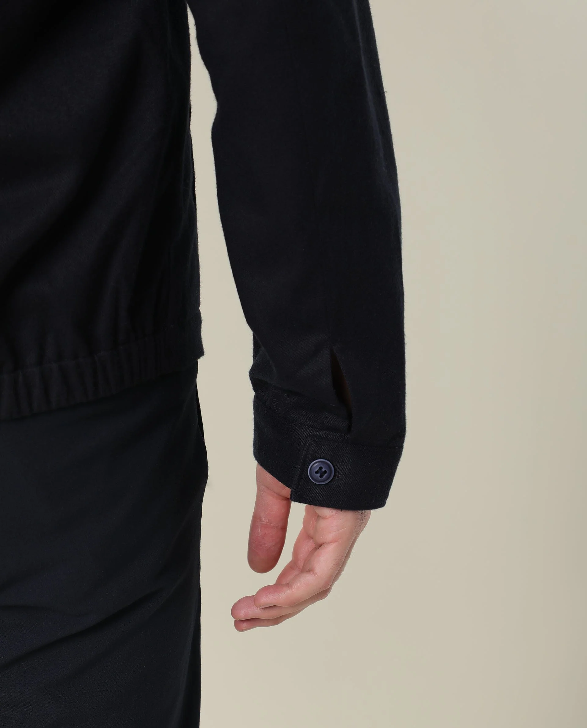 Rare Rabbit Men's Milken Navy Plain Regular Fit Full Sleeve Jacket - Image 12
