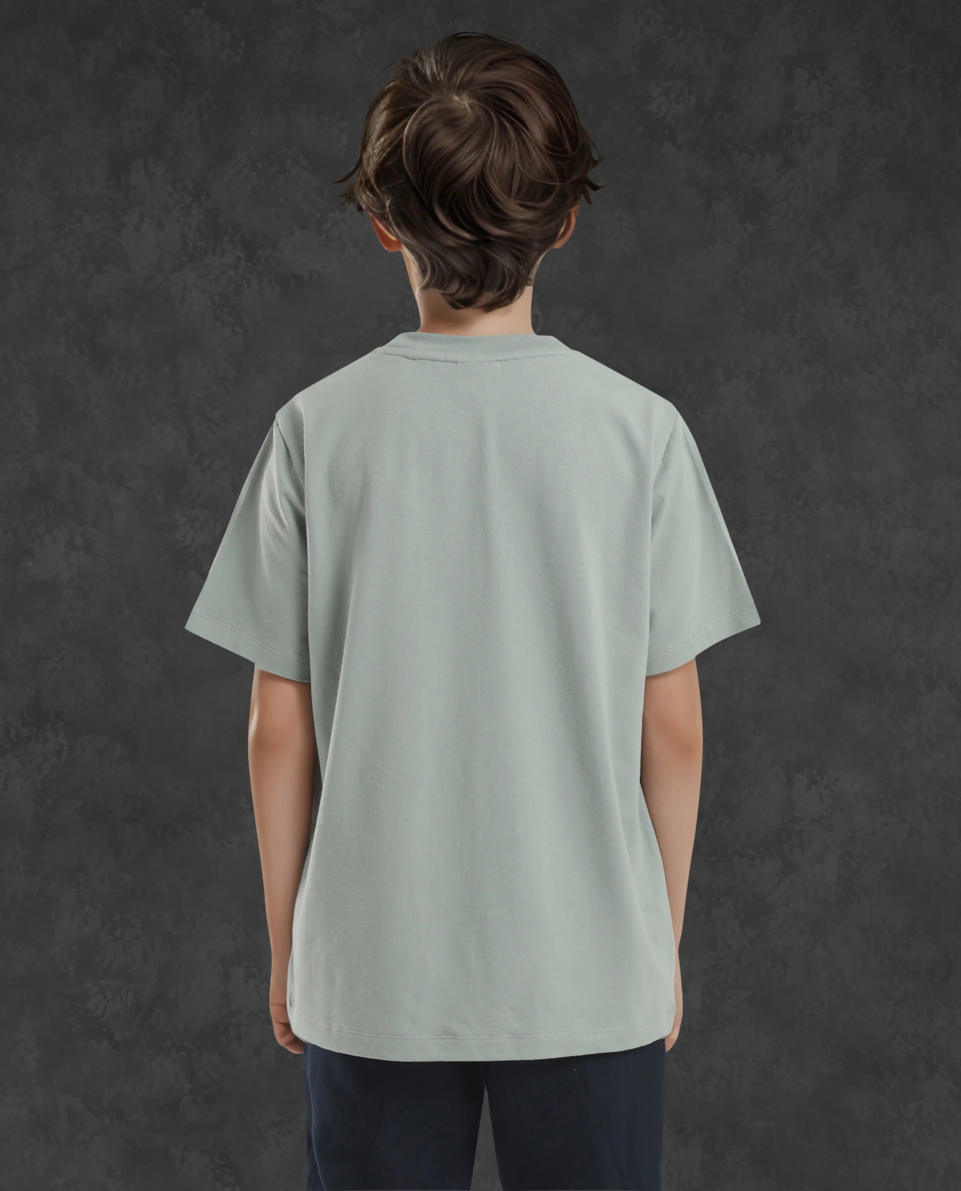 Rare Ones Kids Mitch Green Cotton Blend Half Sleeves Crew Neck Statement Print T-Shirt - Image 8