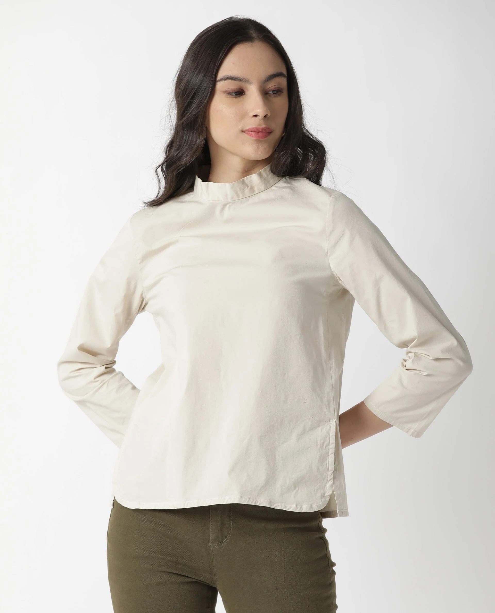 Rareism Women's Monet Beige Top