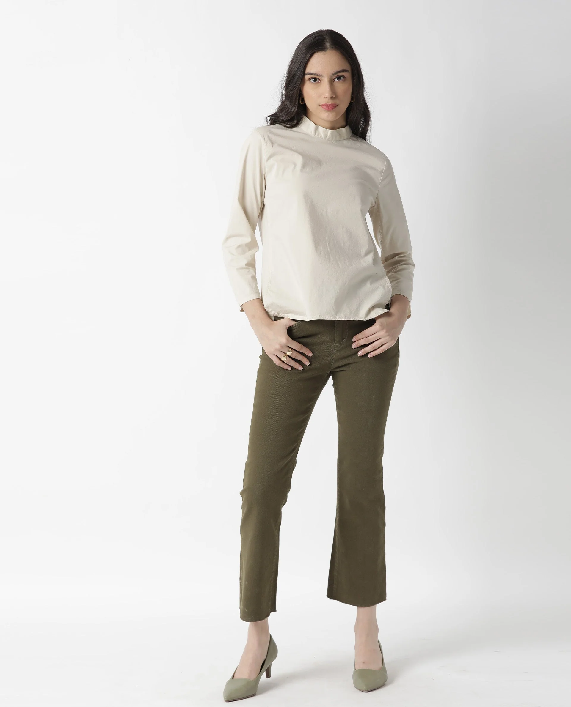 Rareism Women's Monet Beige Top - Image 3