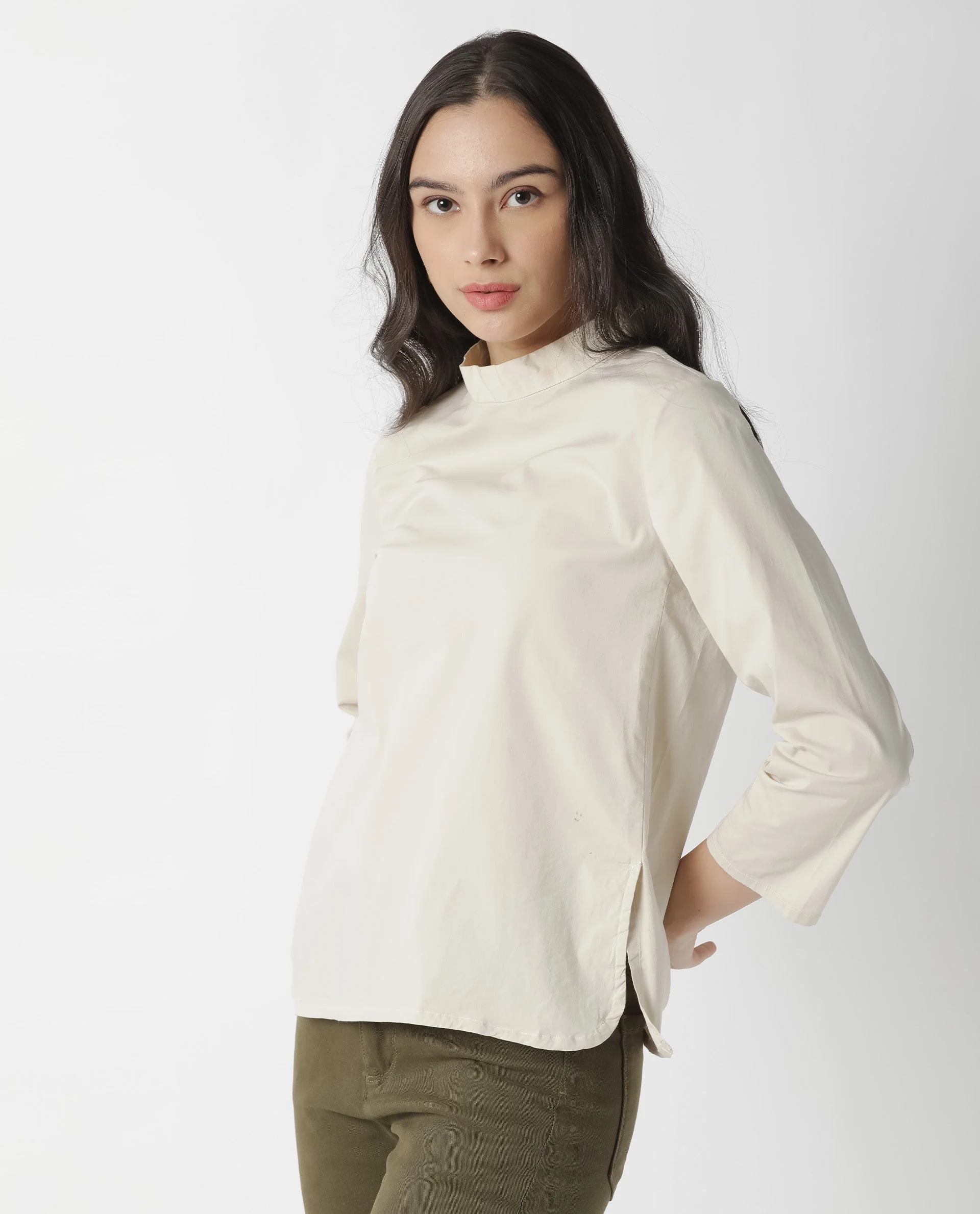 Rareism Women's Monet Beige Top - Image 5