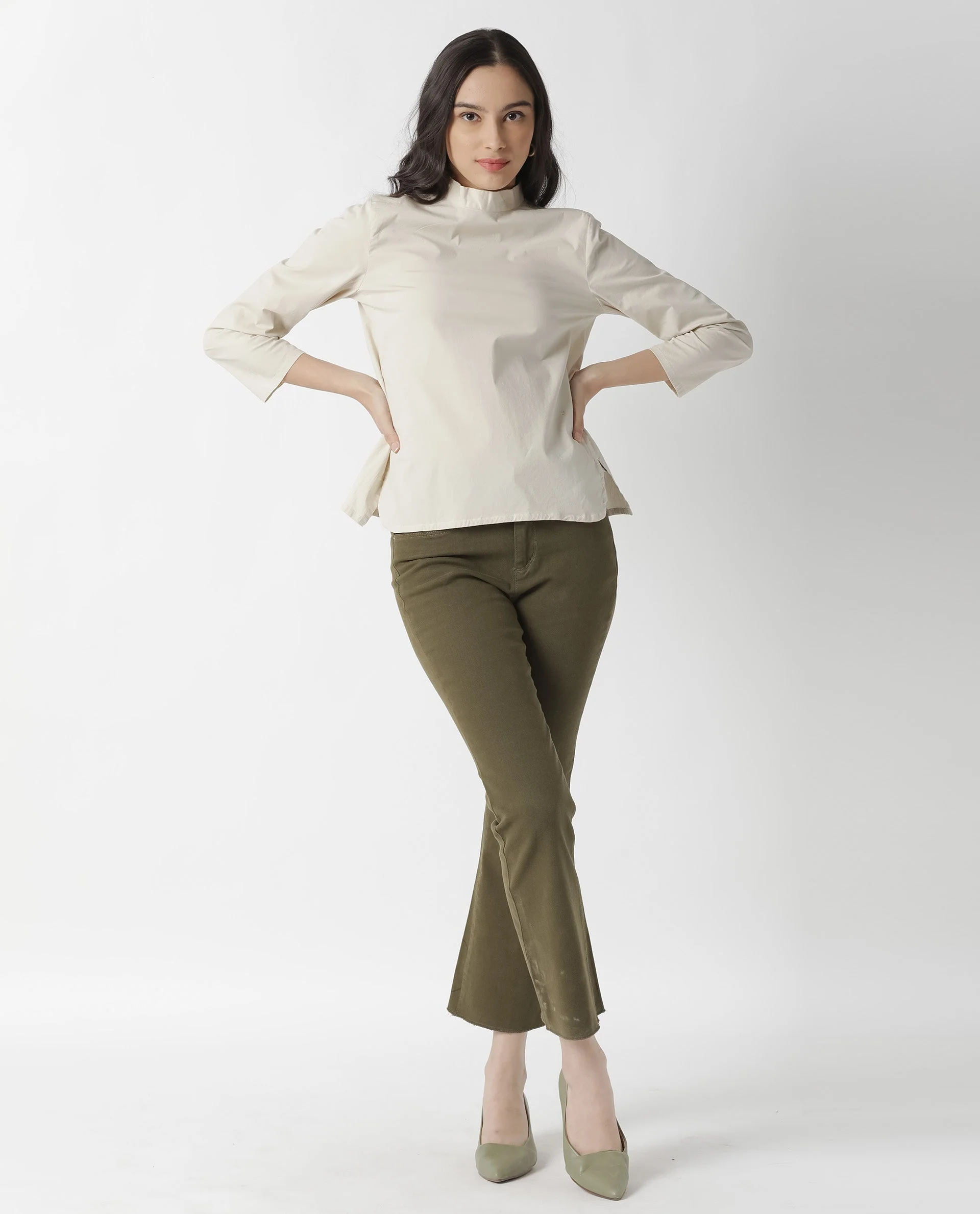 Rareism Women's Monet Beige Top - Image 6