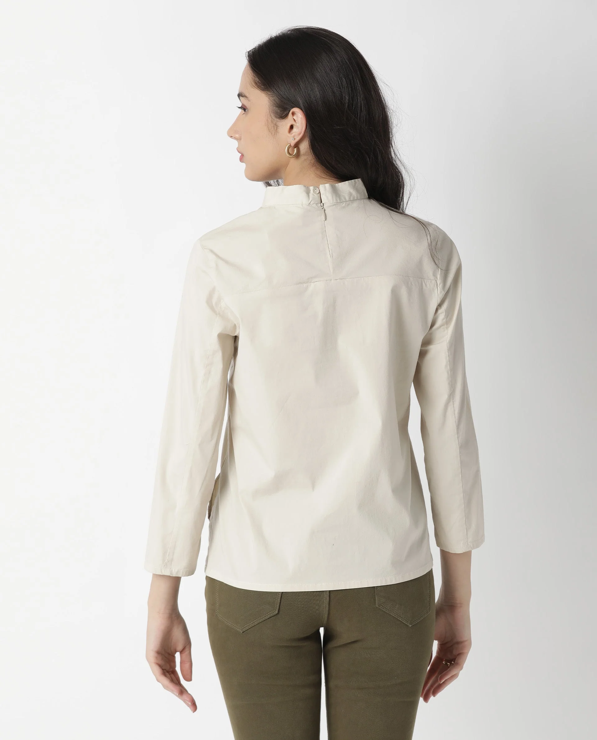 Rareism Women's Monet Beige Top - Image 7