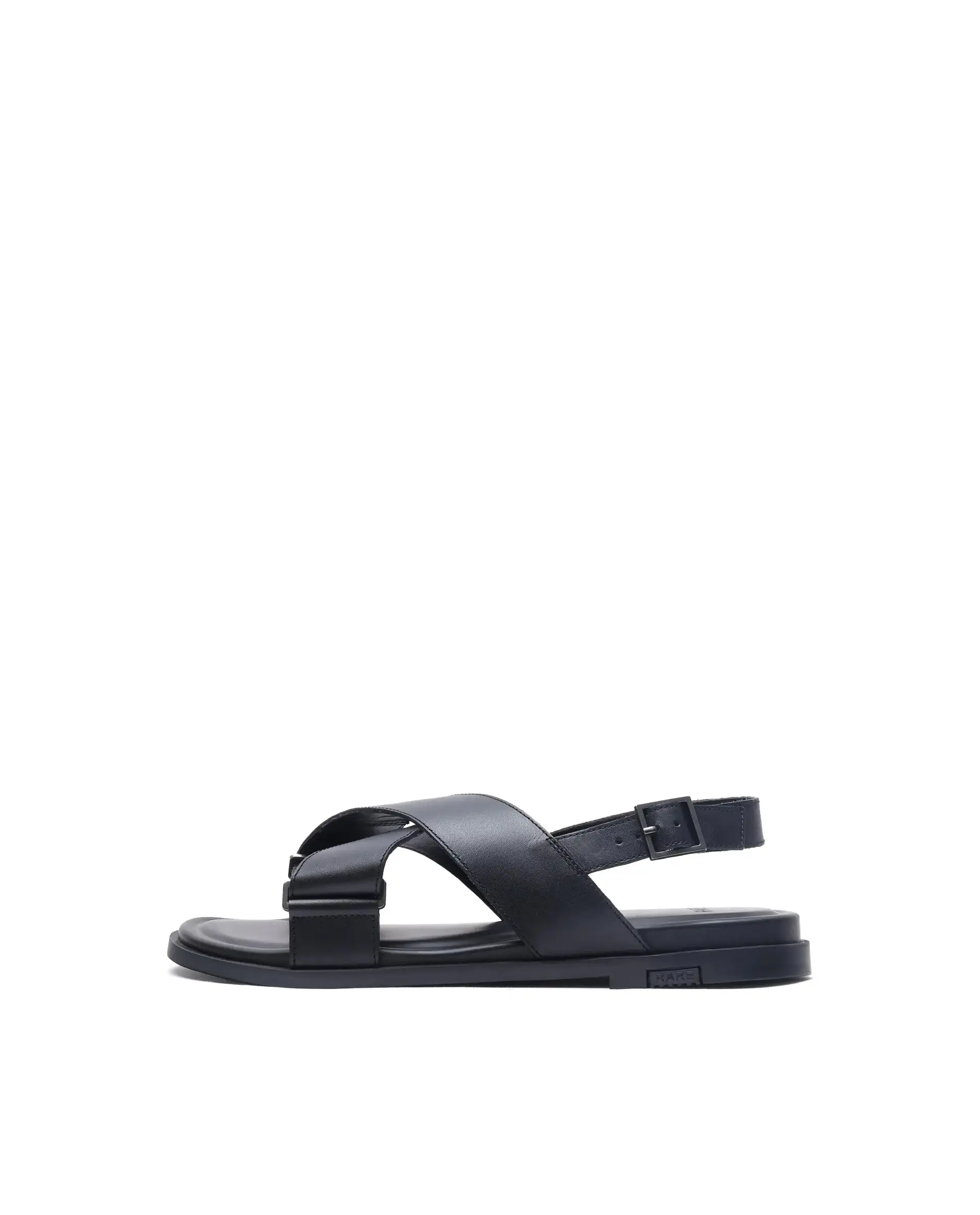 Rare Rabbit Men's Monz Black Slip-On Closure Sandal - Image 9