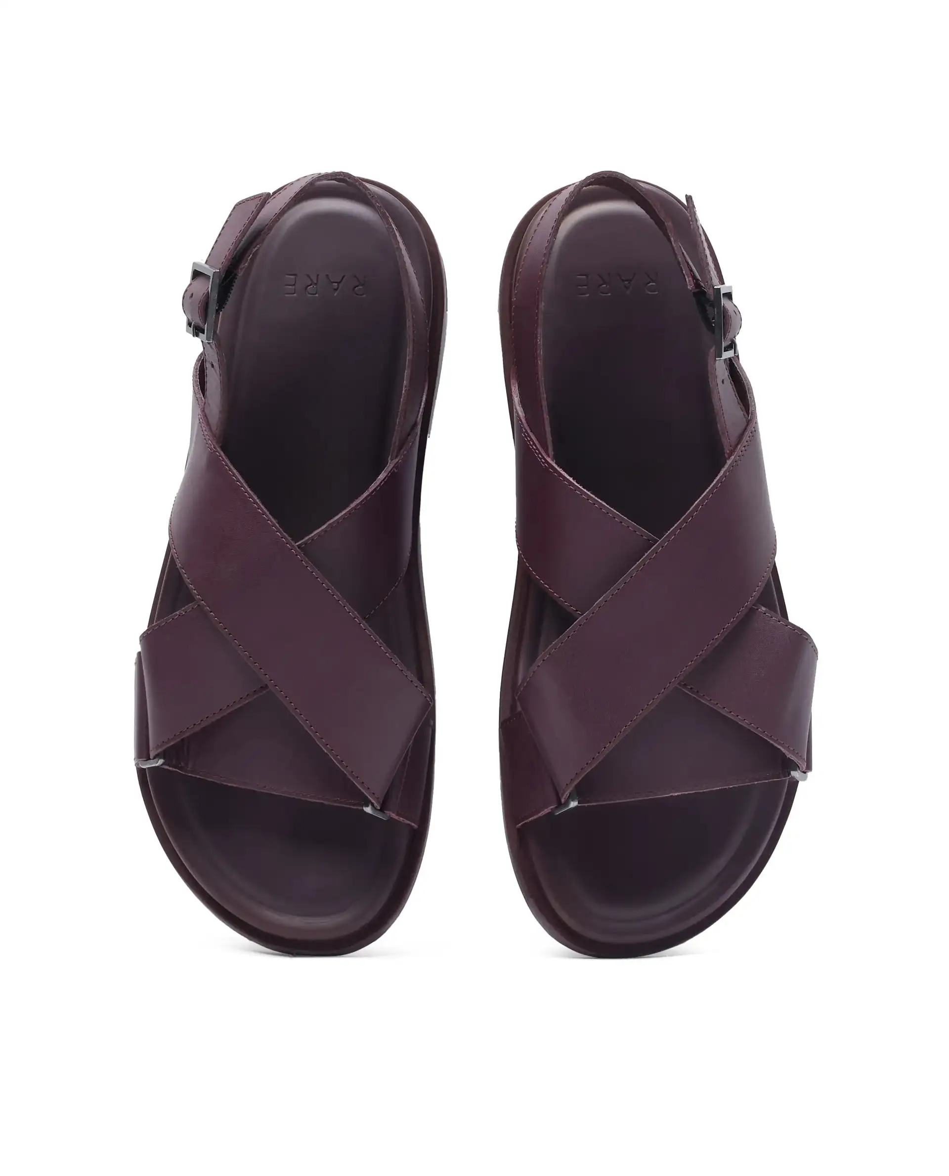 Rare Rabbit Men Monz Bordo Slip-On Closure Sandal - Image 8