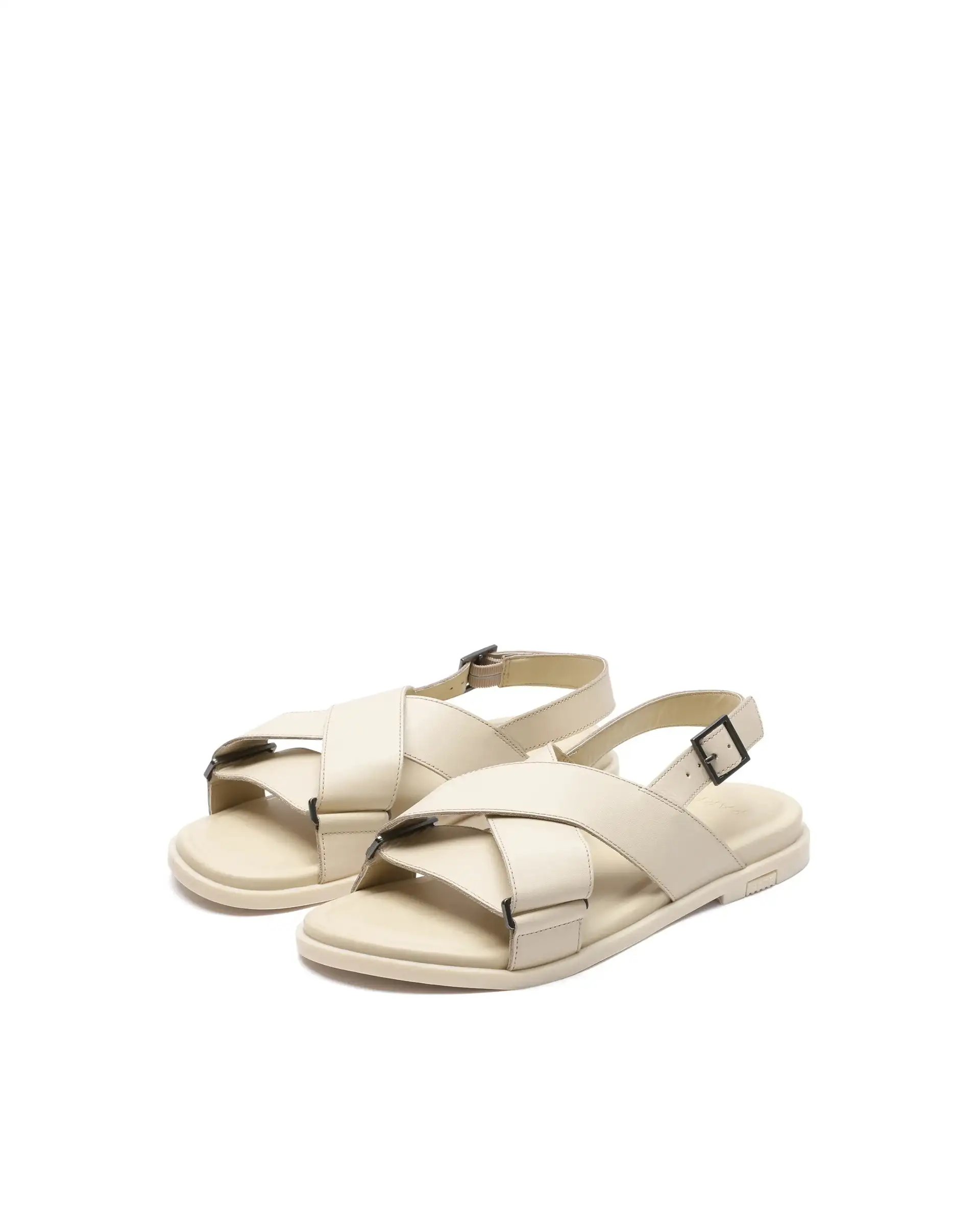 Rare Rabbit Men Monz Dark Beige Slip-On Closure Sandal - Image 3